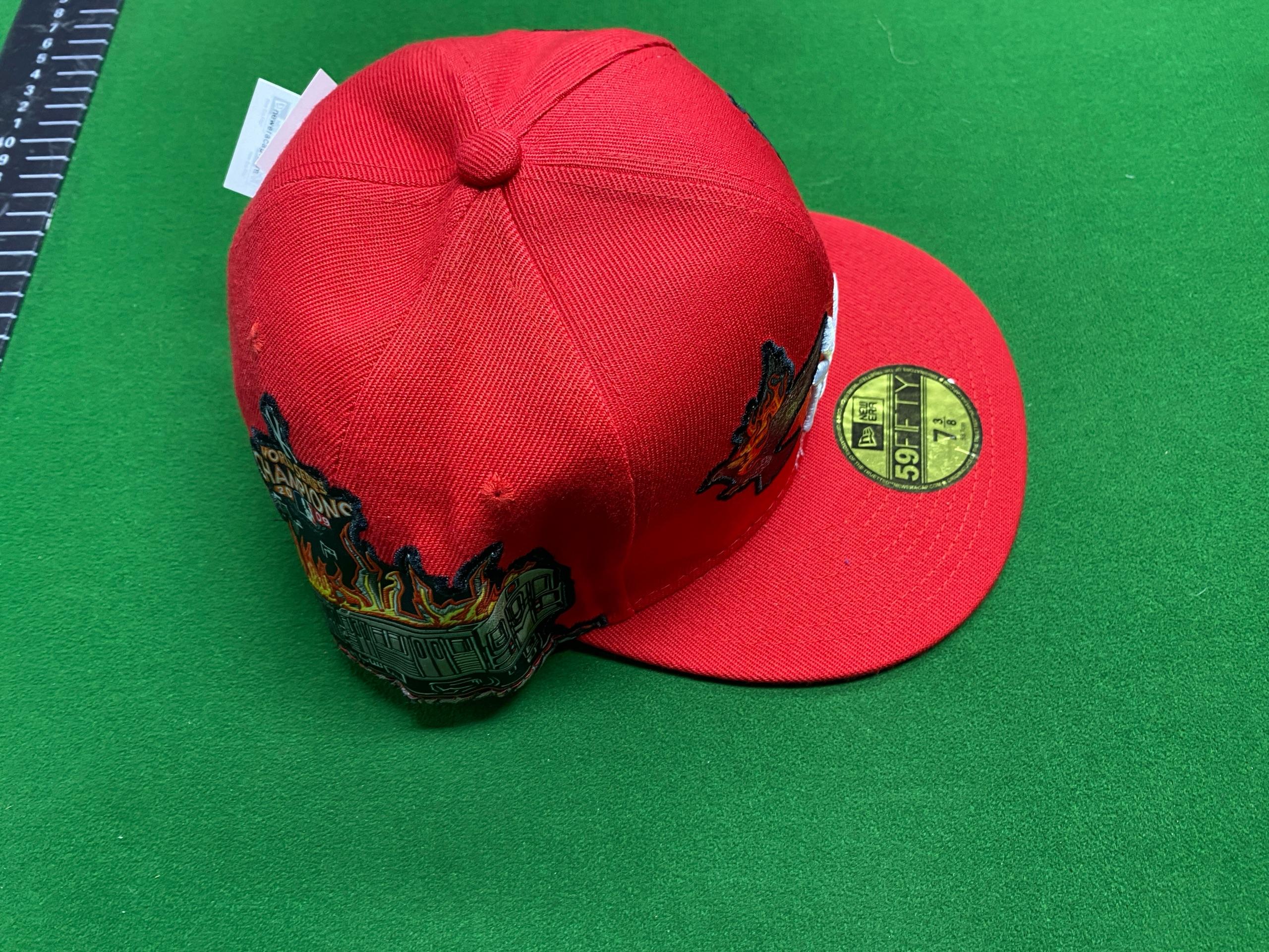 Foto QC 2 de Supreme New Era New York Yankees Box Logo Cap Red