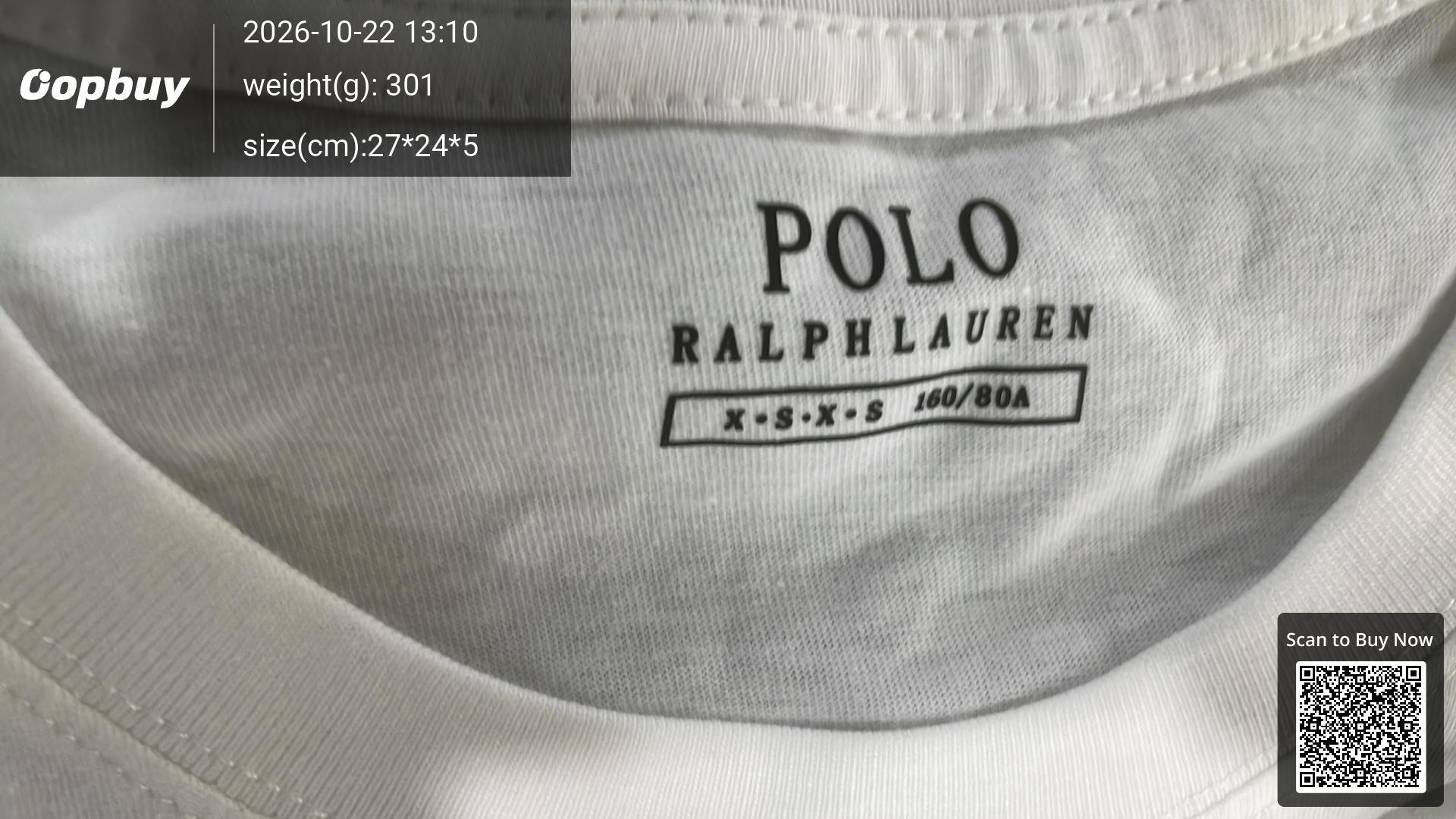 Foto QC 6 de Polo Ralph Lauren Classic Fit T-shirt Small Embroidered Pony Black