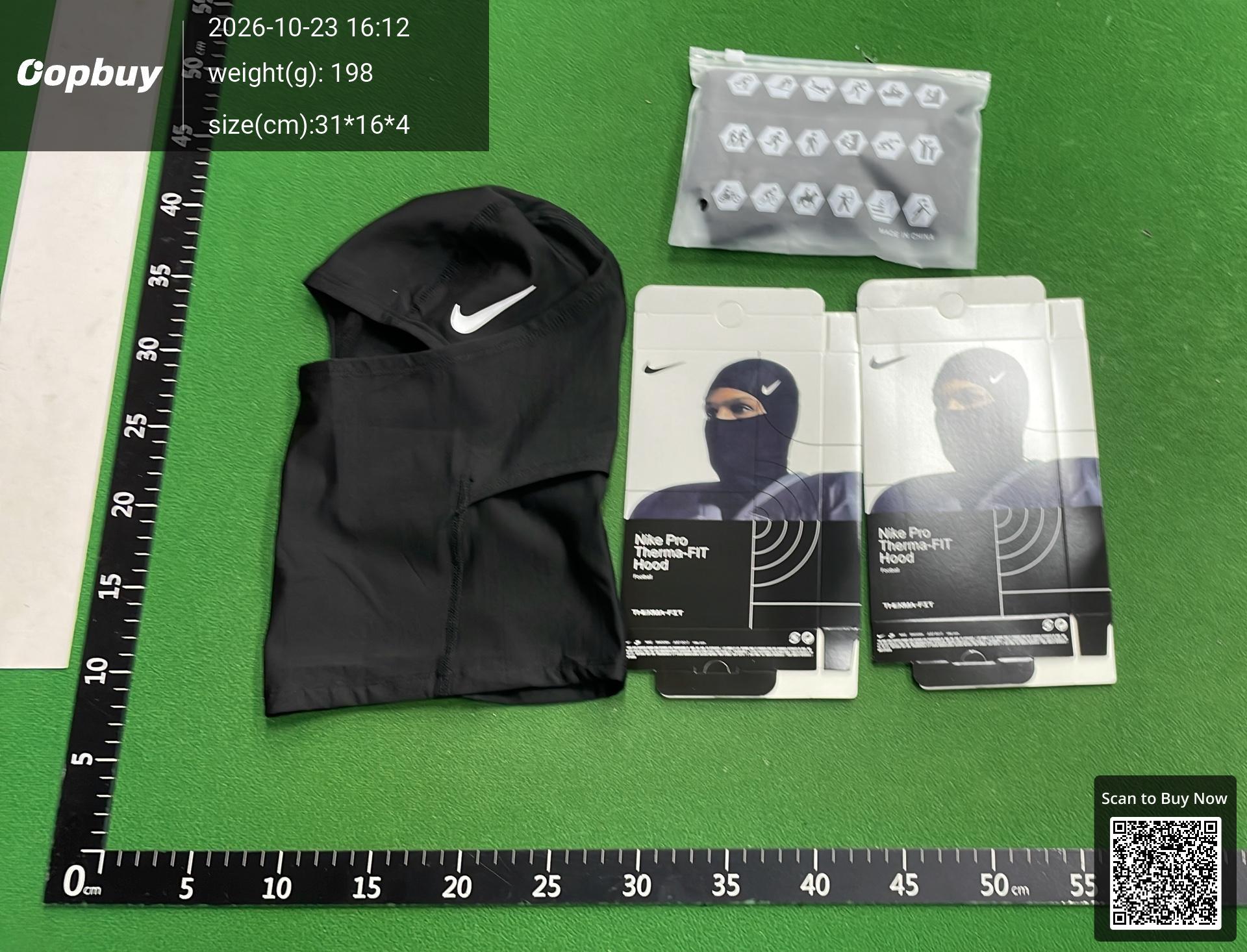 Foto QC 7 de Nike Pro Hood Black/White