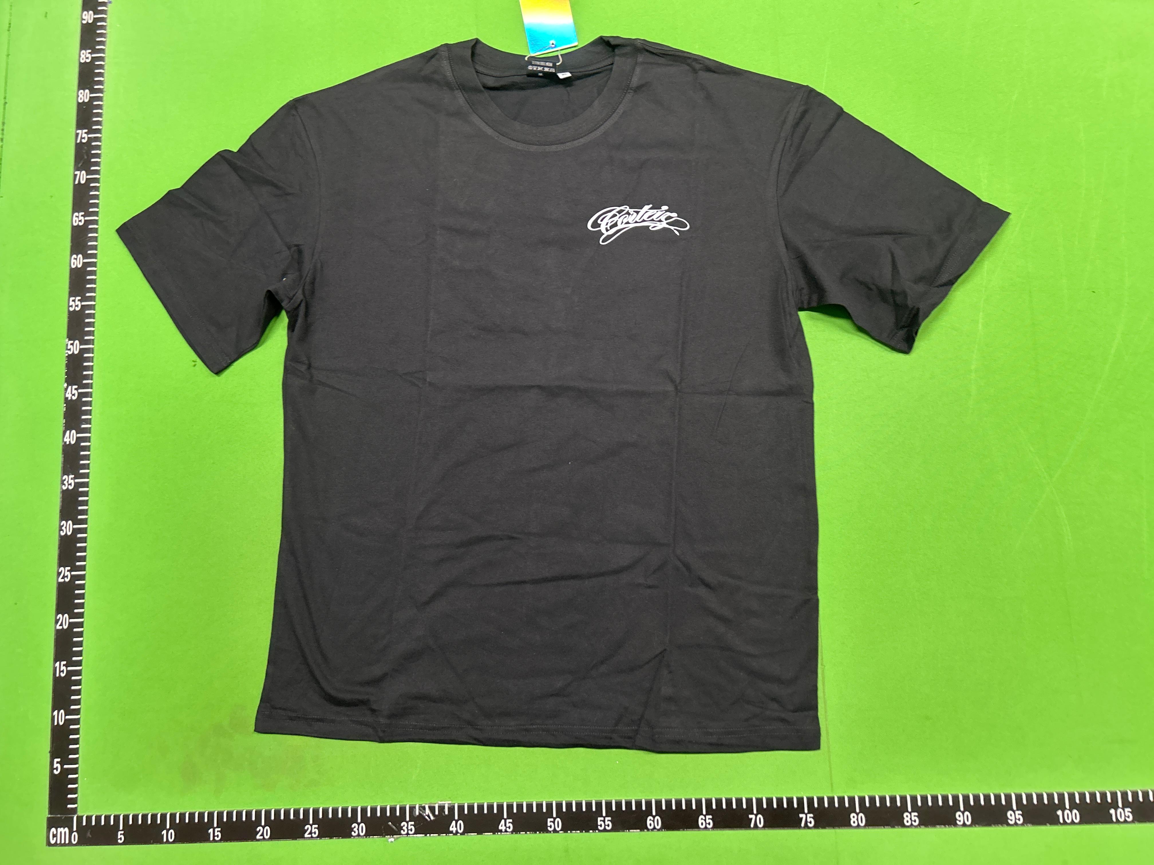 Foto QC 3 de Corteiz T-shirt Script Logo Black