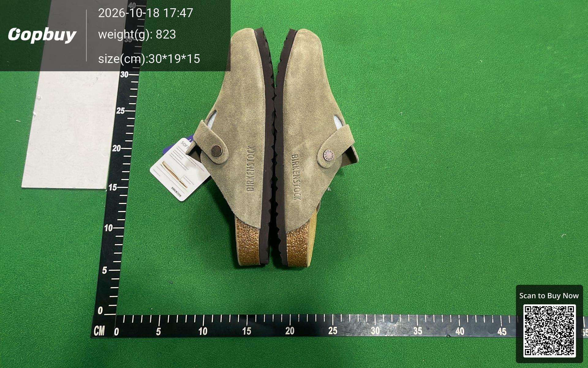Foto QC 8 de Birkenstock Boston Soft Footbed Suede Taupe