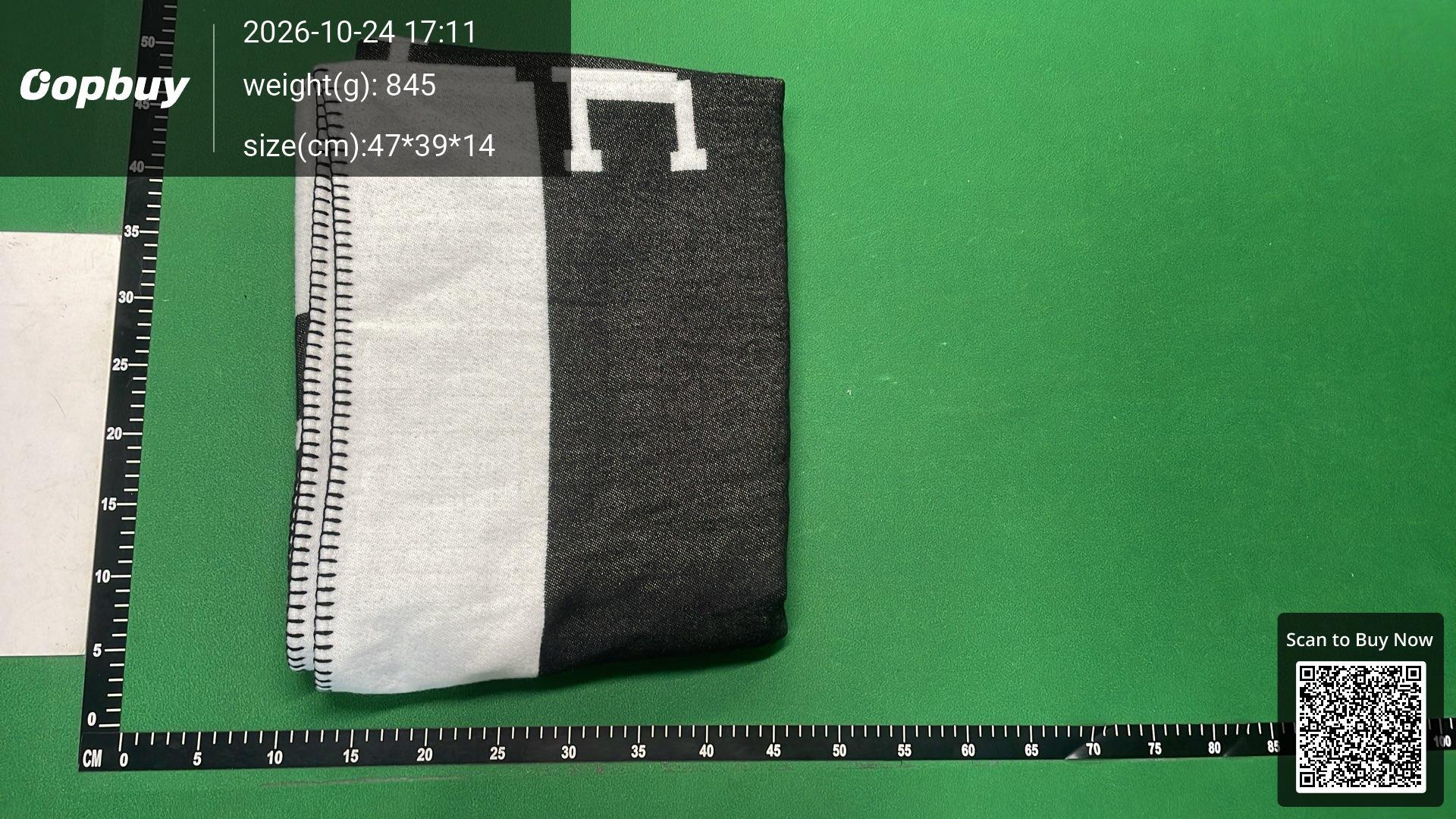 Foto QC 5 de Hermes H Blanket Grey