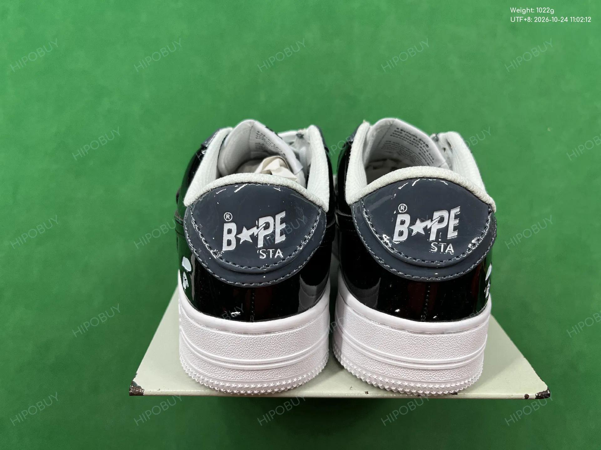 Foto QC 3 de Bape BAPE STA Low Shark Patent Black Red 1F70291004