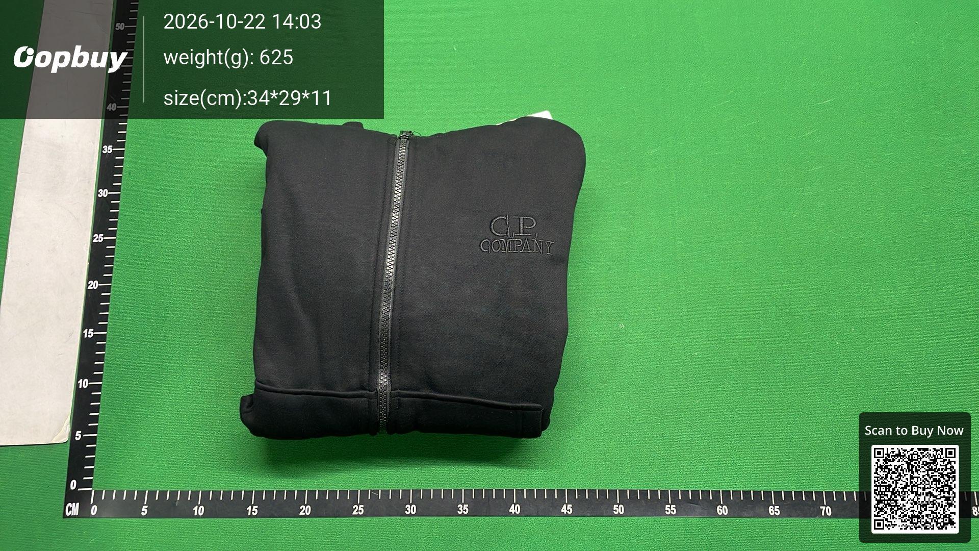 Foto QC 3 de C.P. Company Goggle Zip Jacket Cotton Black