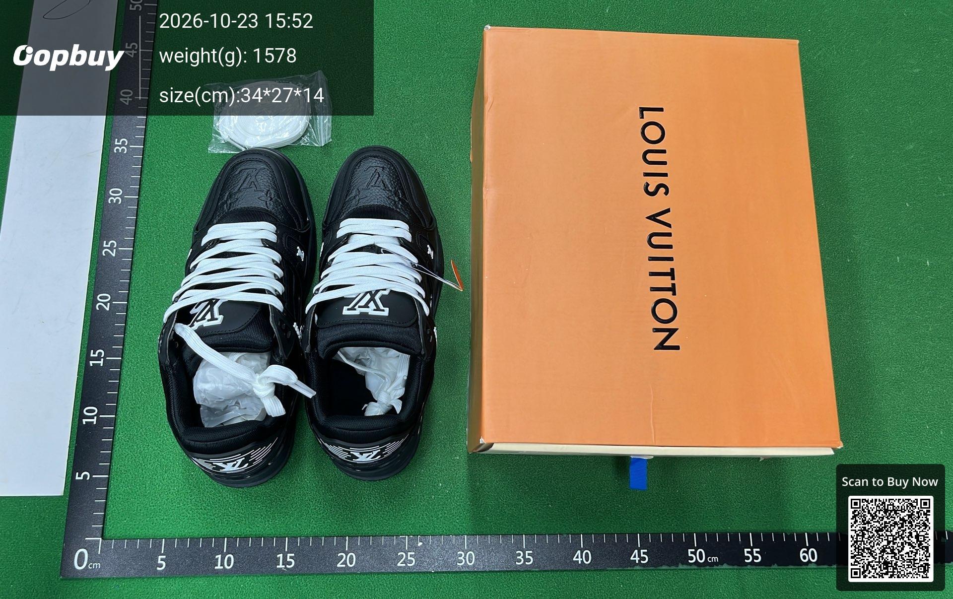 Foto QC 1 de Louis Vuitton Trainer Low Monogram Denim Blue