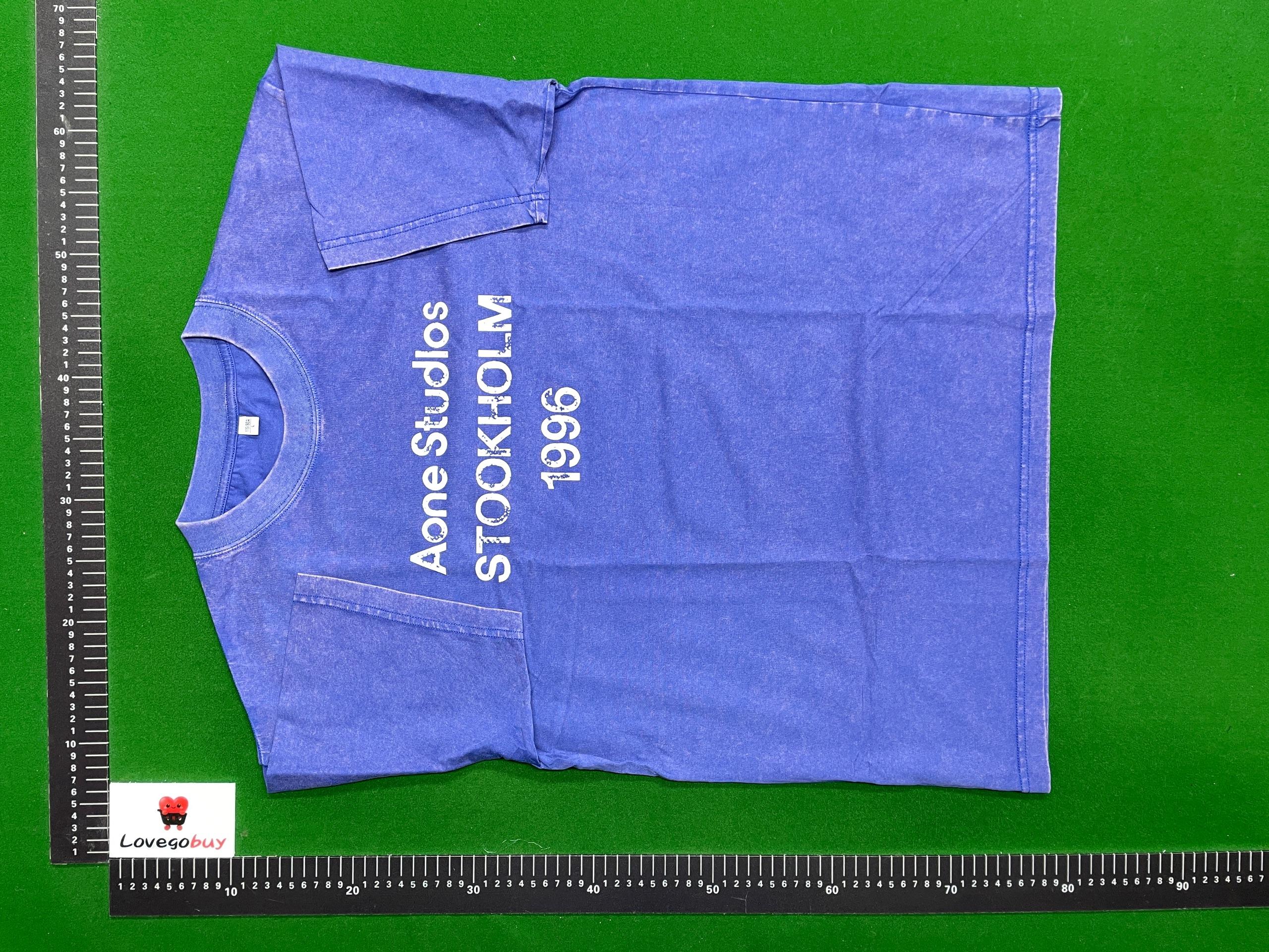 Foto QC 2 de Acne Studios Stockholm 1996 Logo T-shirt Black
