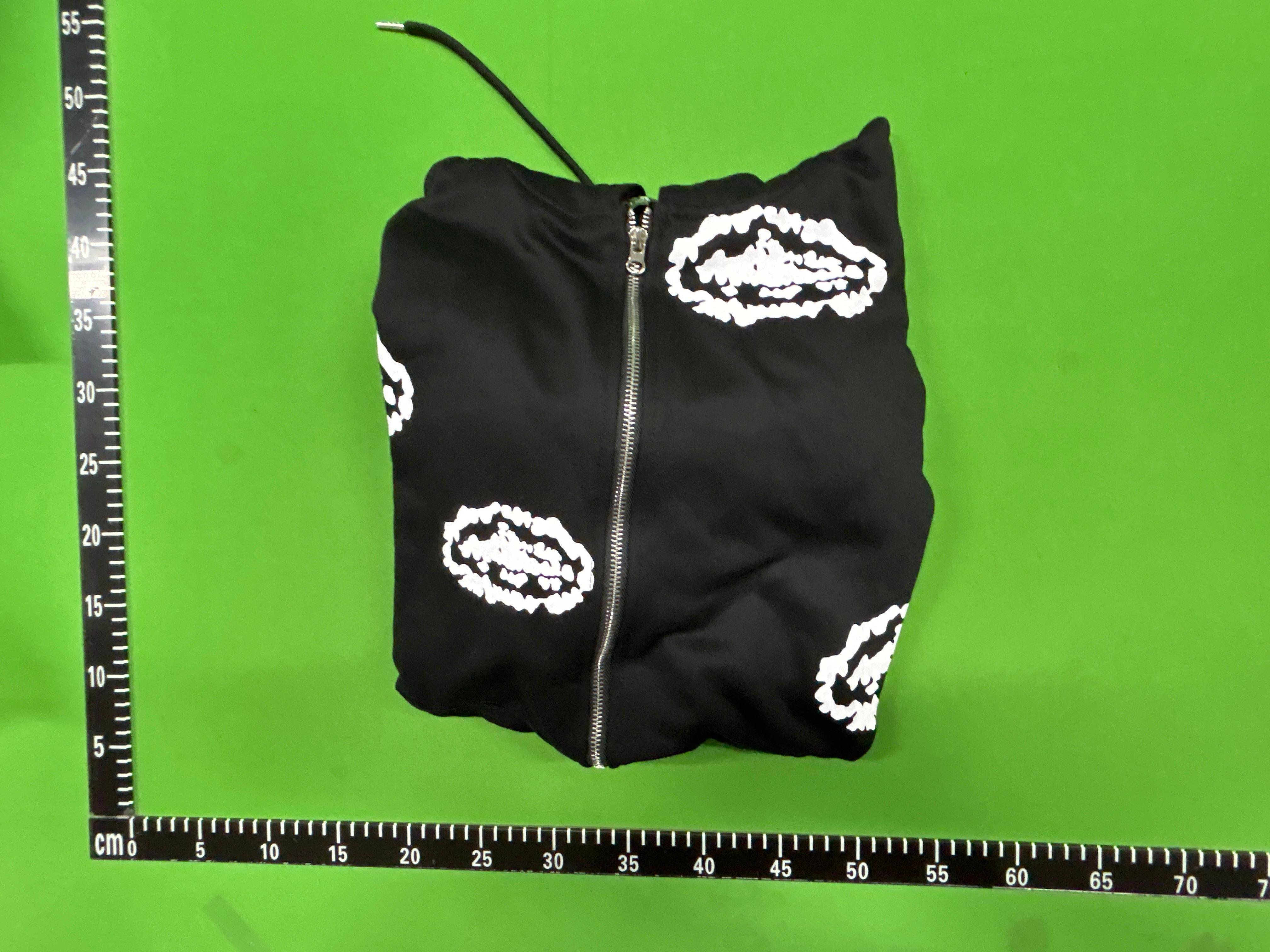 Foto QC 1 de Corteiz Alcatraz Full Zip Hoodie Grey Camo