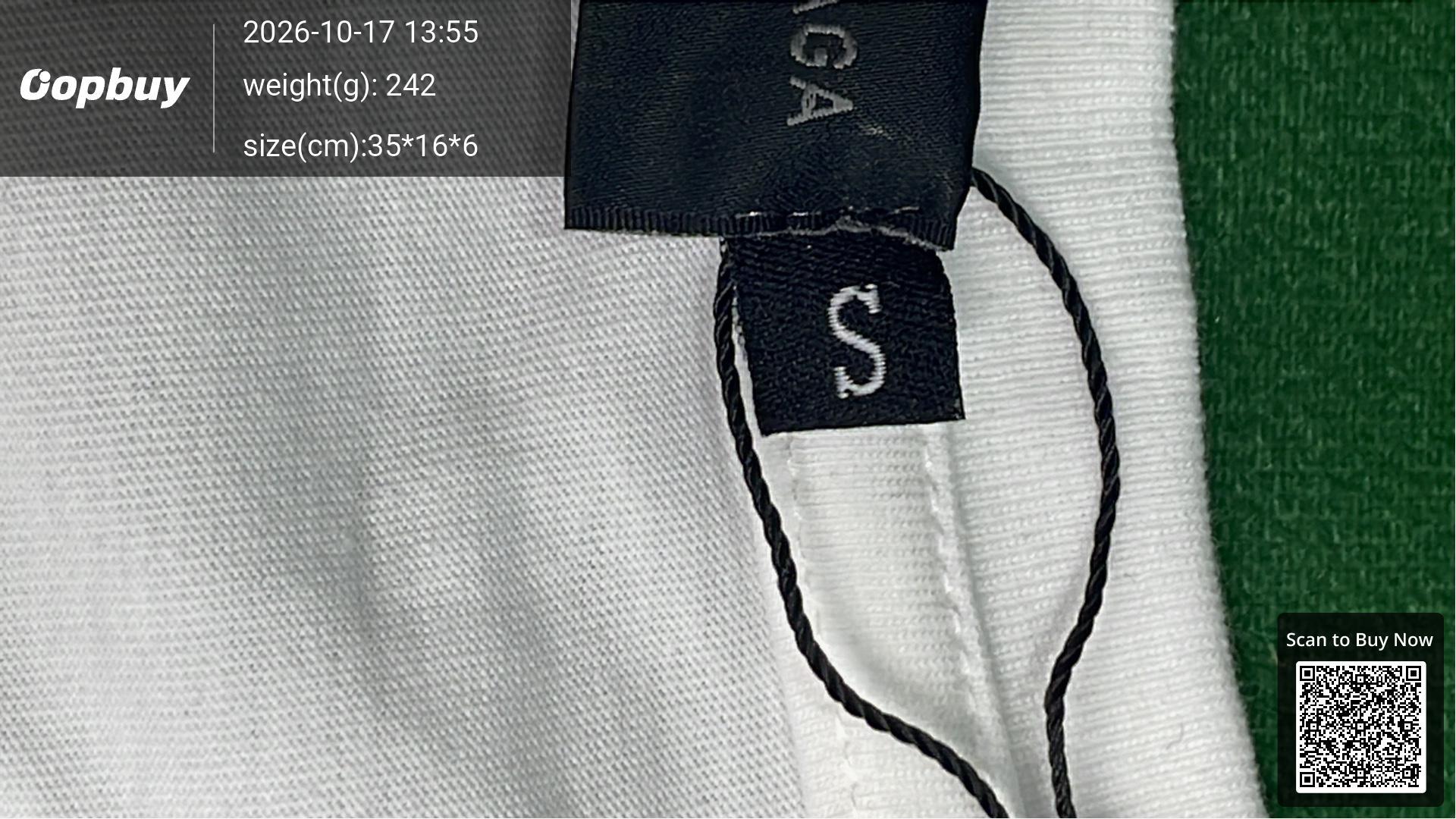 Foto QC 5 de Balenciaga T-shirt Spray Paint Logo White