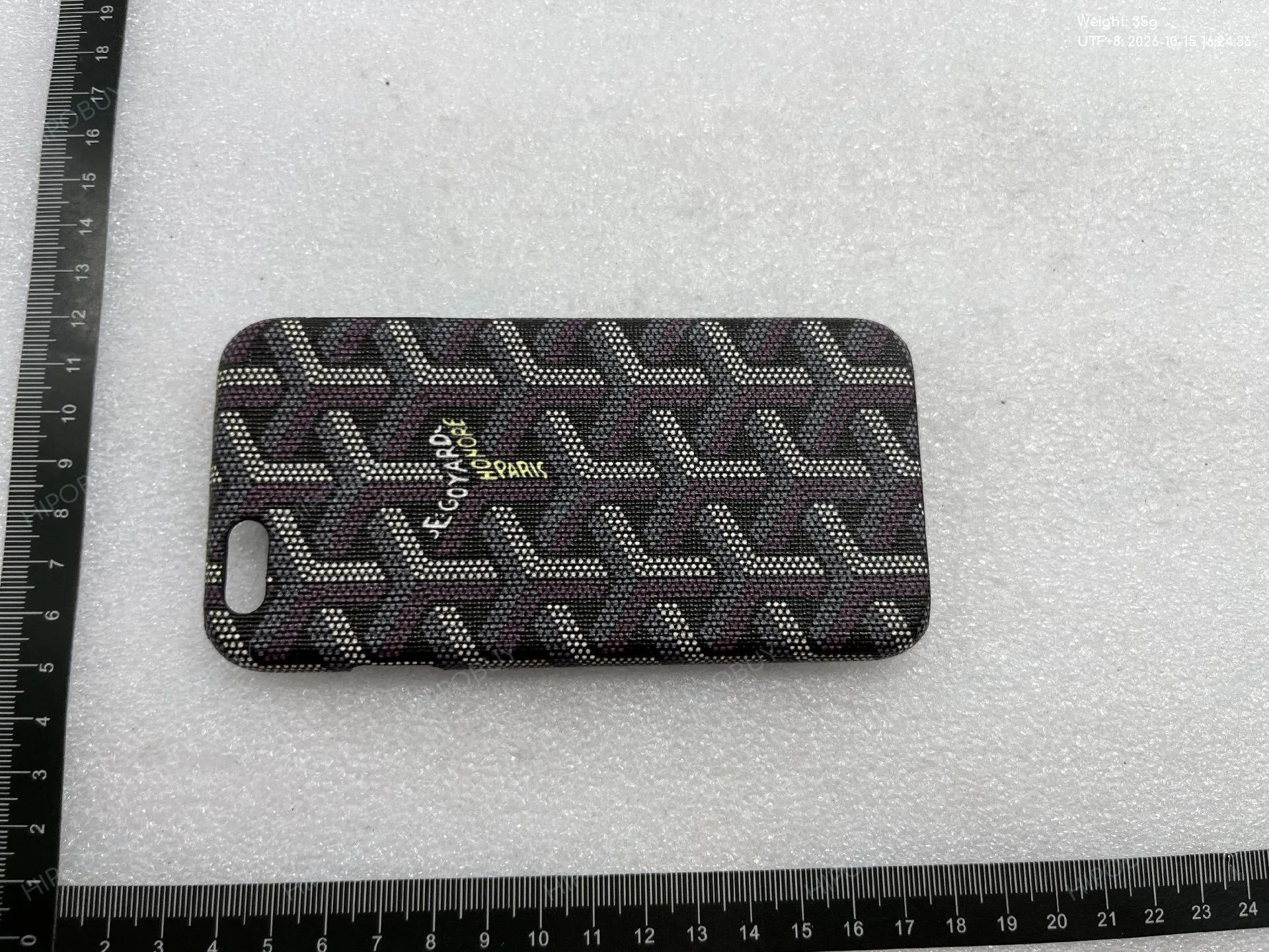Foto QC 1 de Goyard Leather Case for iPhone X Yellow