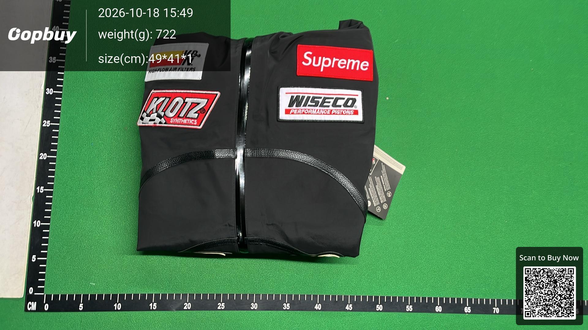 Foto QC 4 de Supreme Old English Canvas Pants Double Knee Painter Black