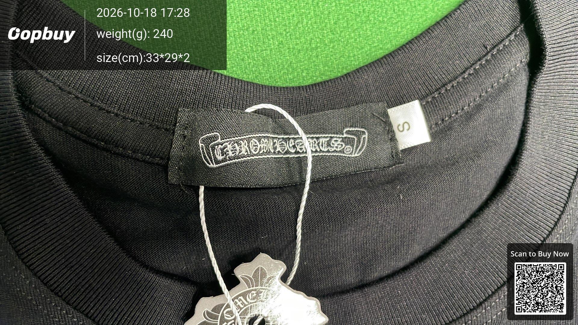 Foto QC 1 de Chrome Hearts T-shirt Multi Color Horseshoe White