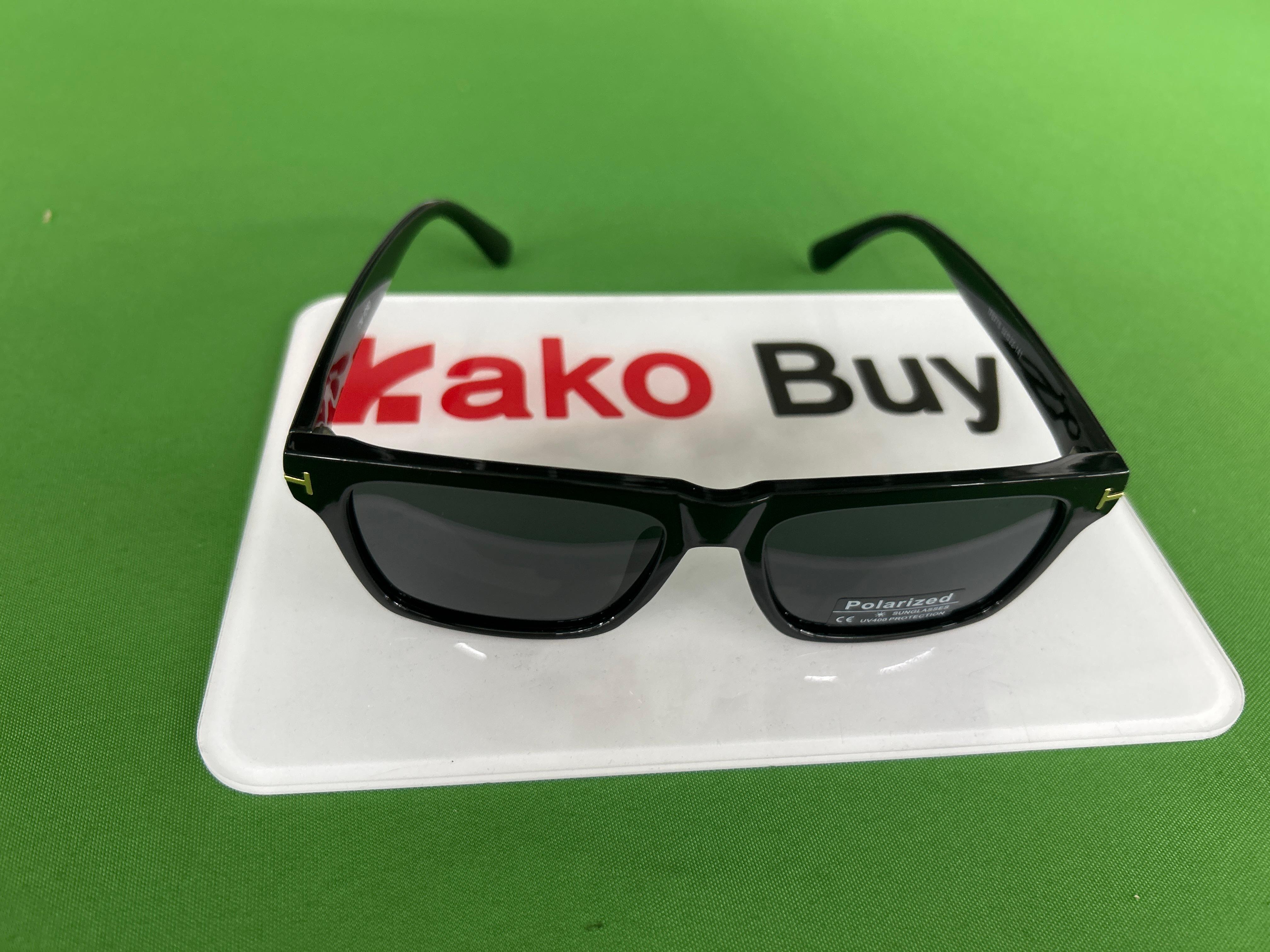 Foto QC 5 de Other Square-Frame Acetate Sunglasses Black Yellow (0775)