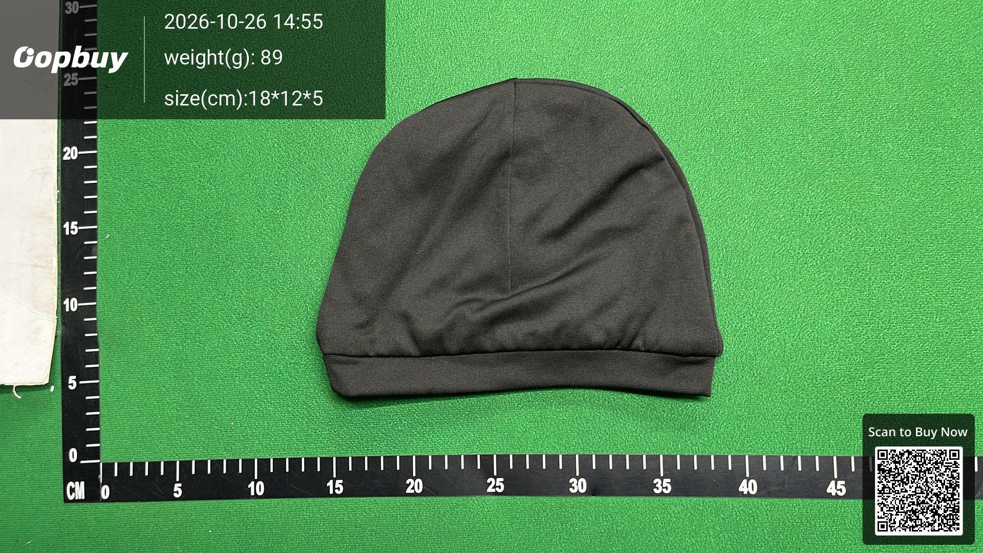 Foto QC 4 de NAFS Letter Embroidery Beanie Black