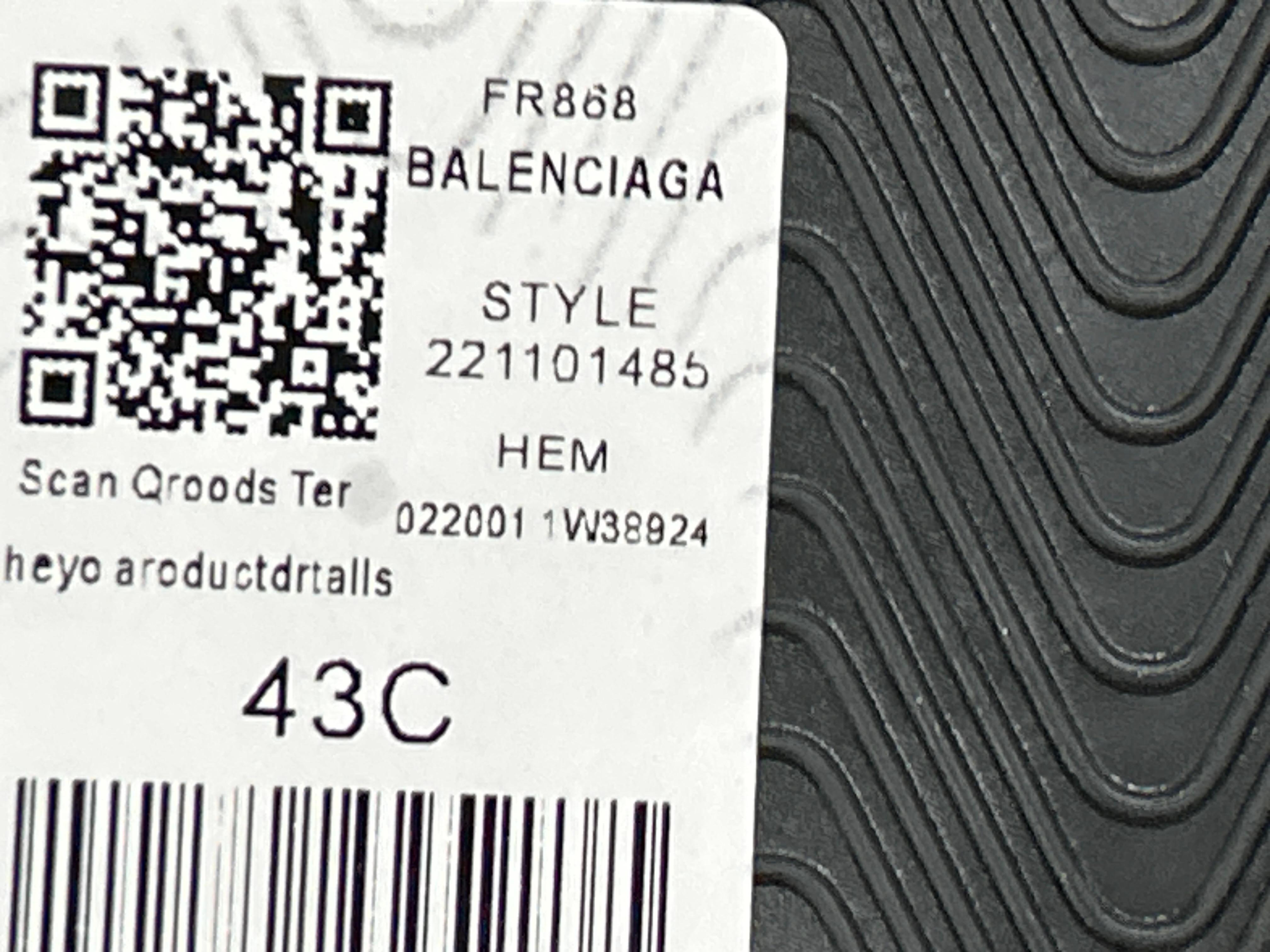 Foto QC 6 de Balenciaga Furry Slide Faux Shearling Political Campaign Chataigne