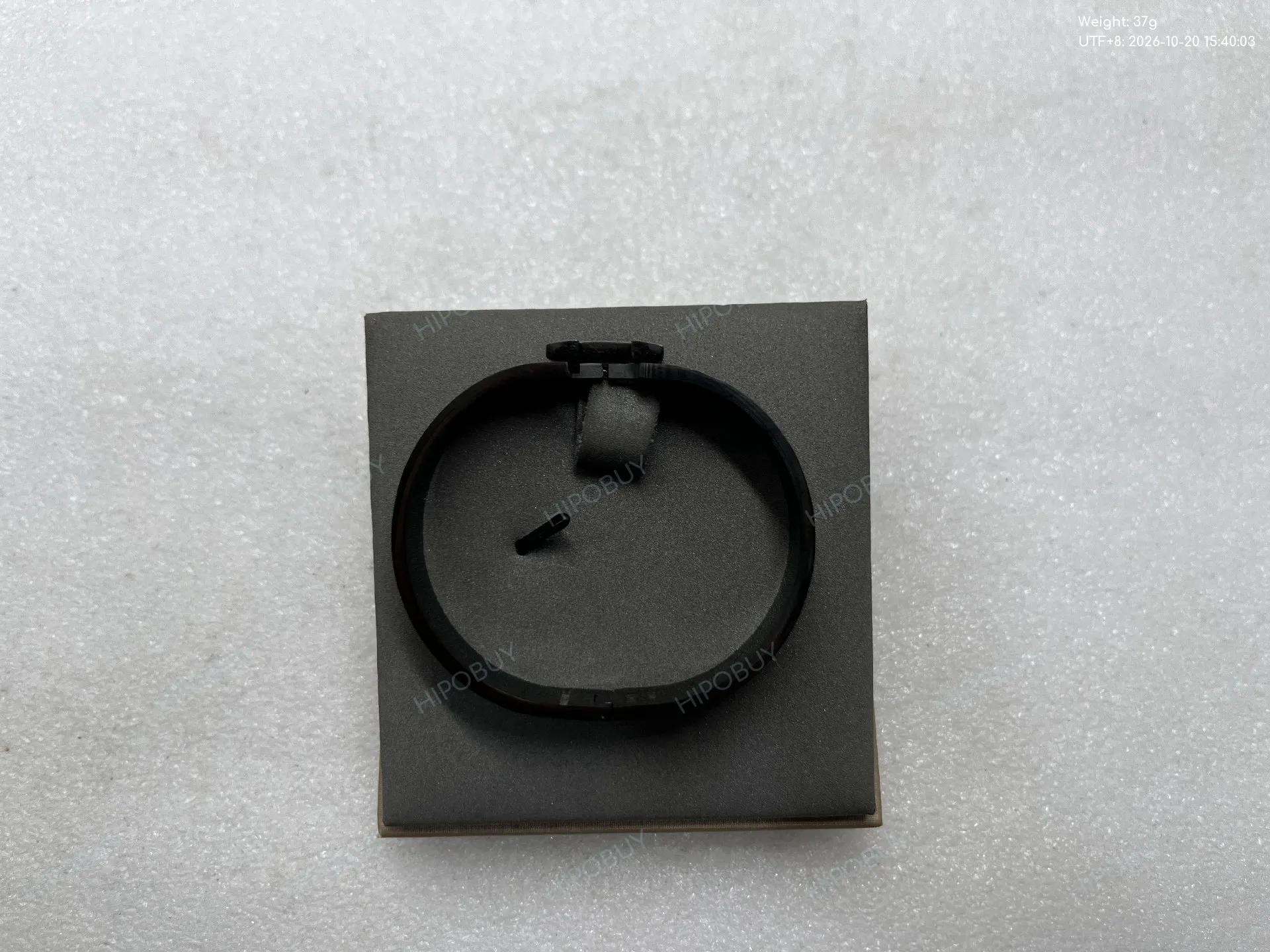 Foto QC 4 de Hermes Click H Bracelet Metal Enamel Black
