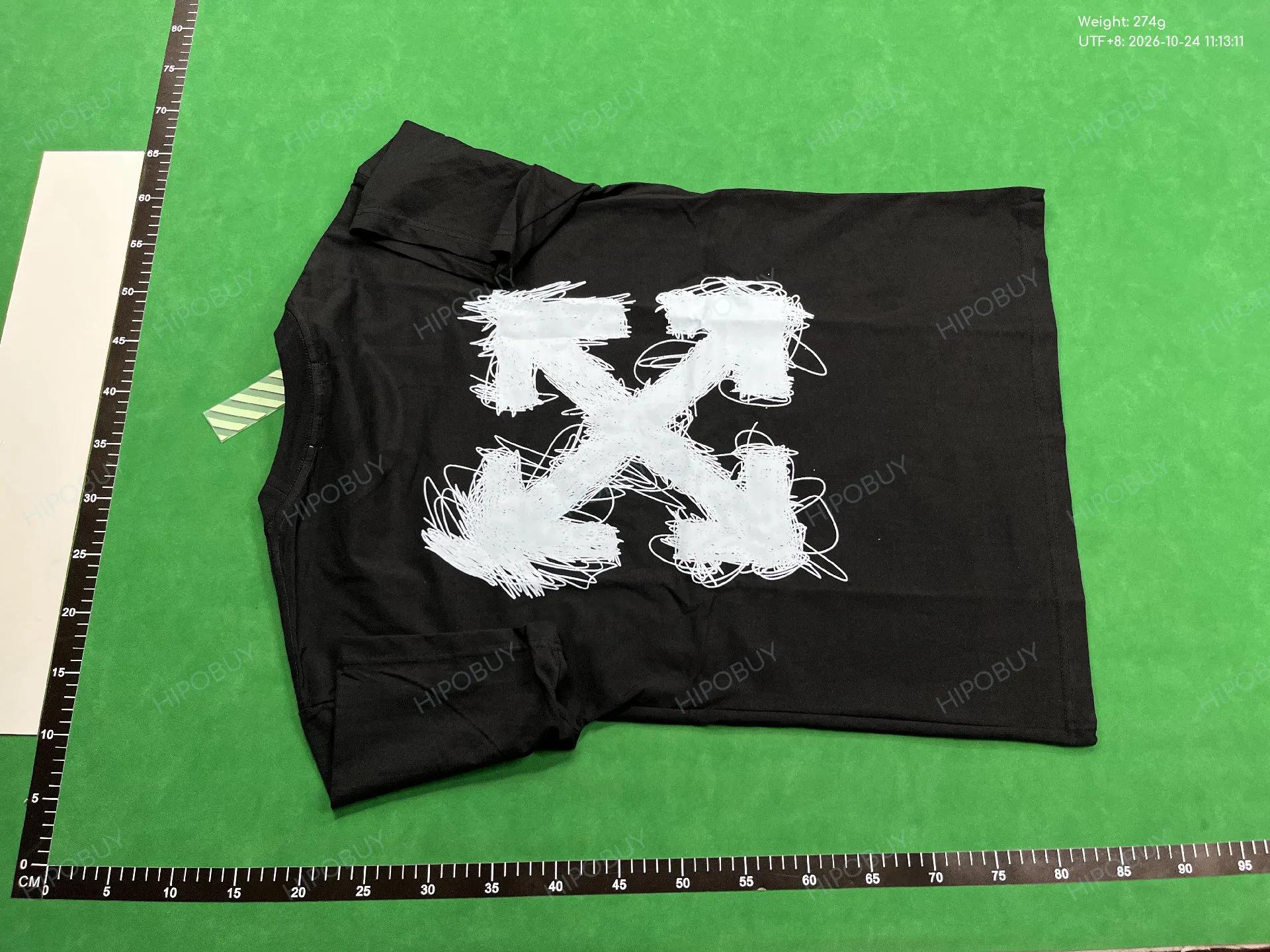 Foto QC 3 de Off-White T-shirt Spray Arrows Pink Sketch Black