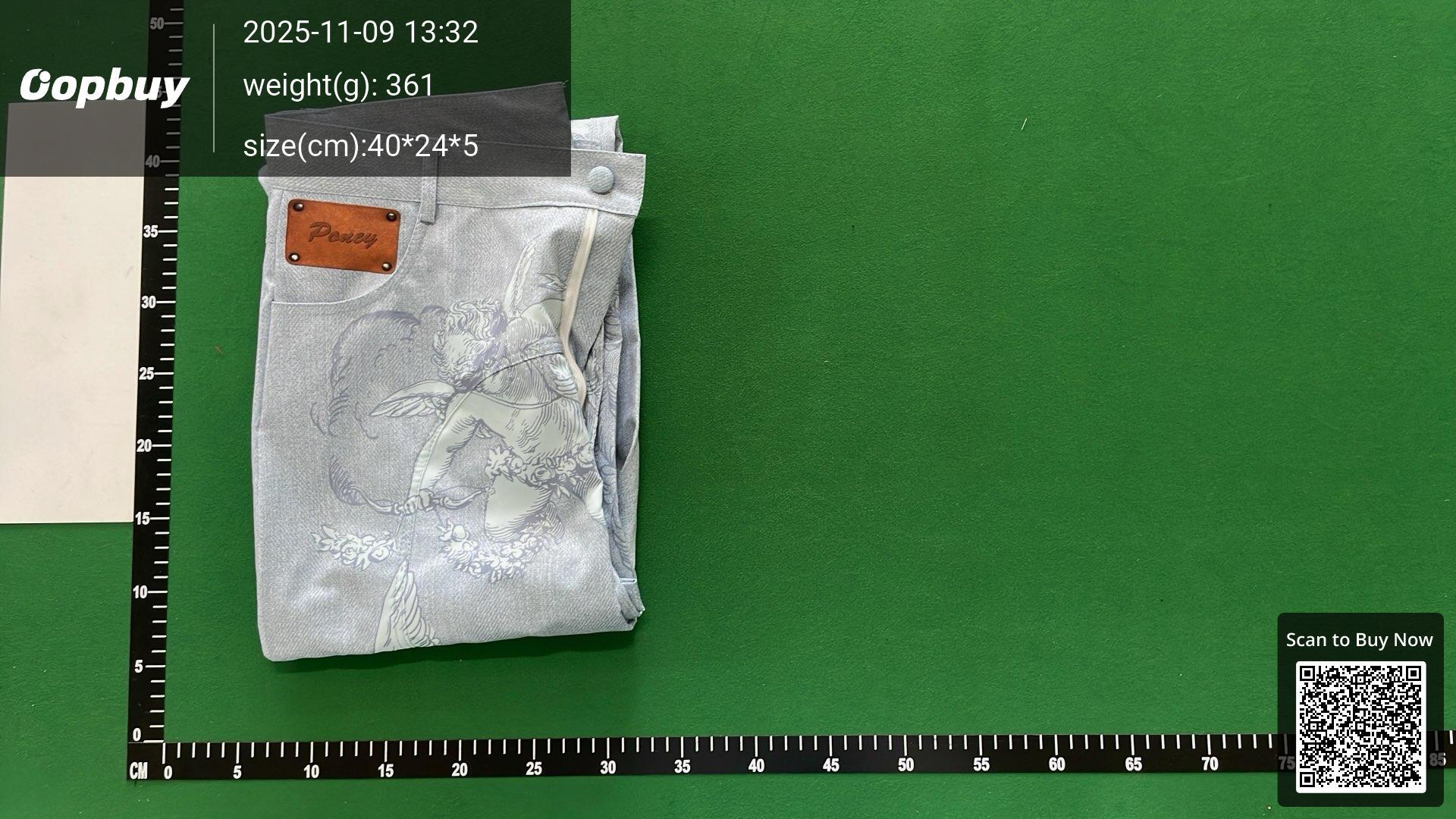 Foto QC 8 de Unbranded Jeans Graffiti Light Blue