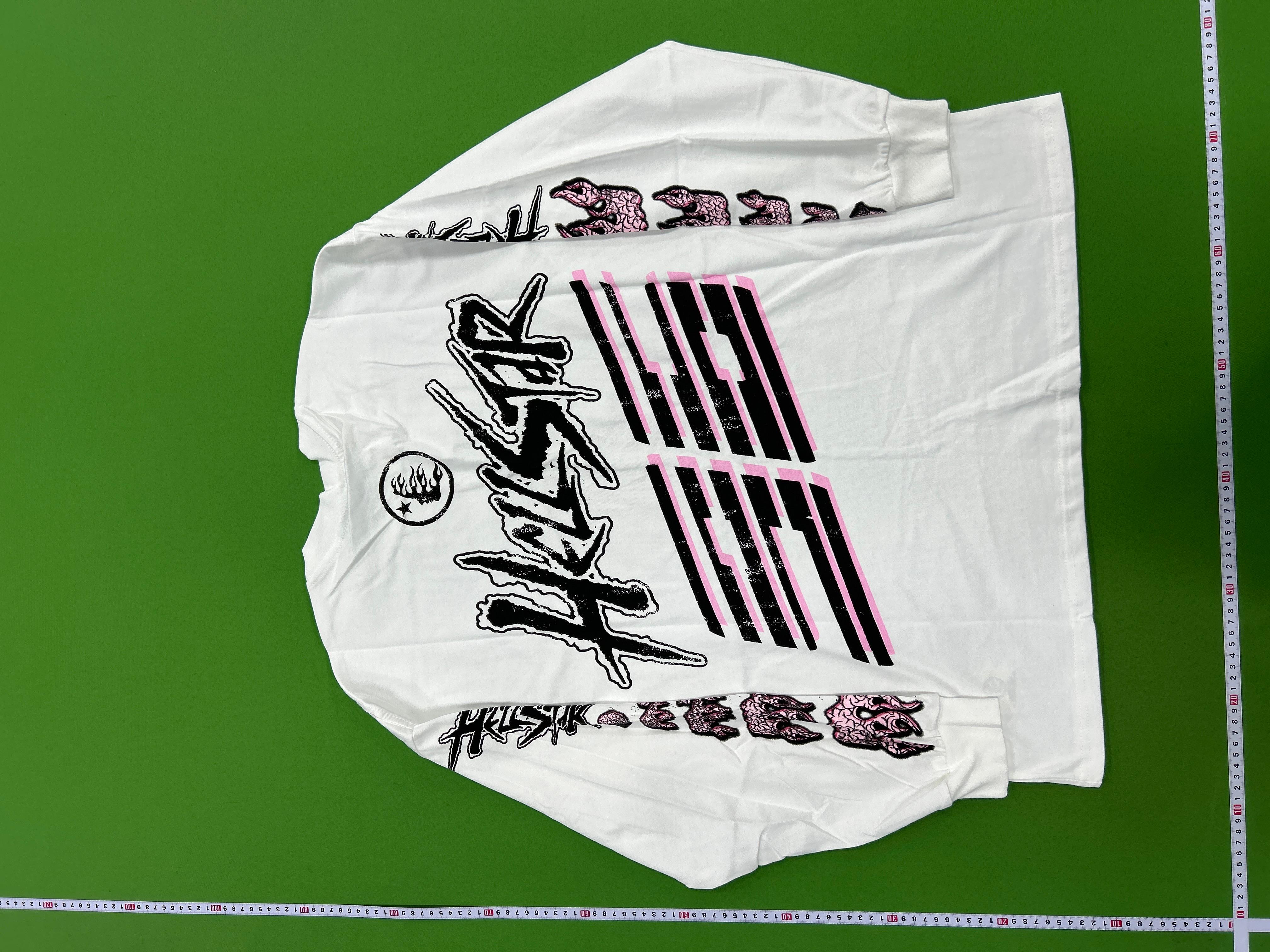 Foto QC 4 de Hellstar Capsule 10 Sweat Shorts Flame Grey Pink
