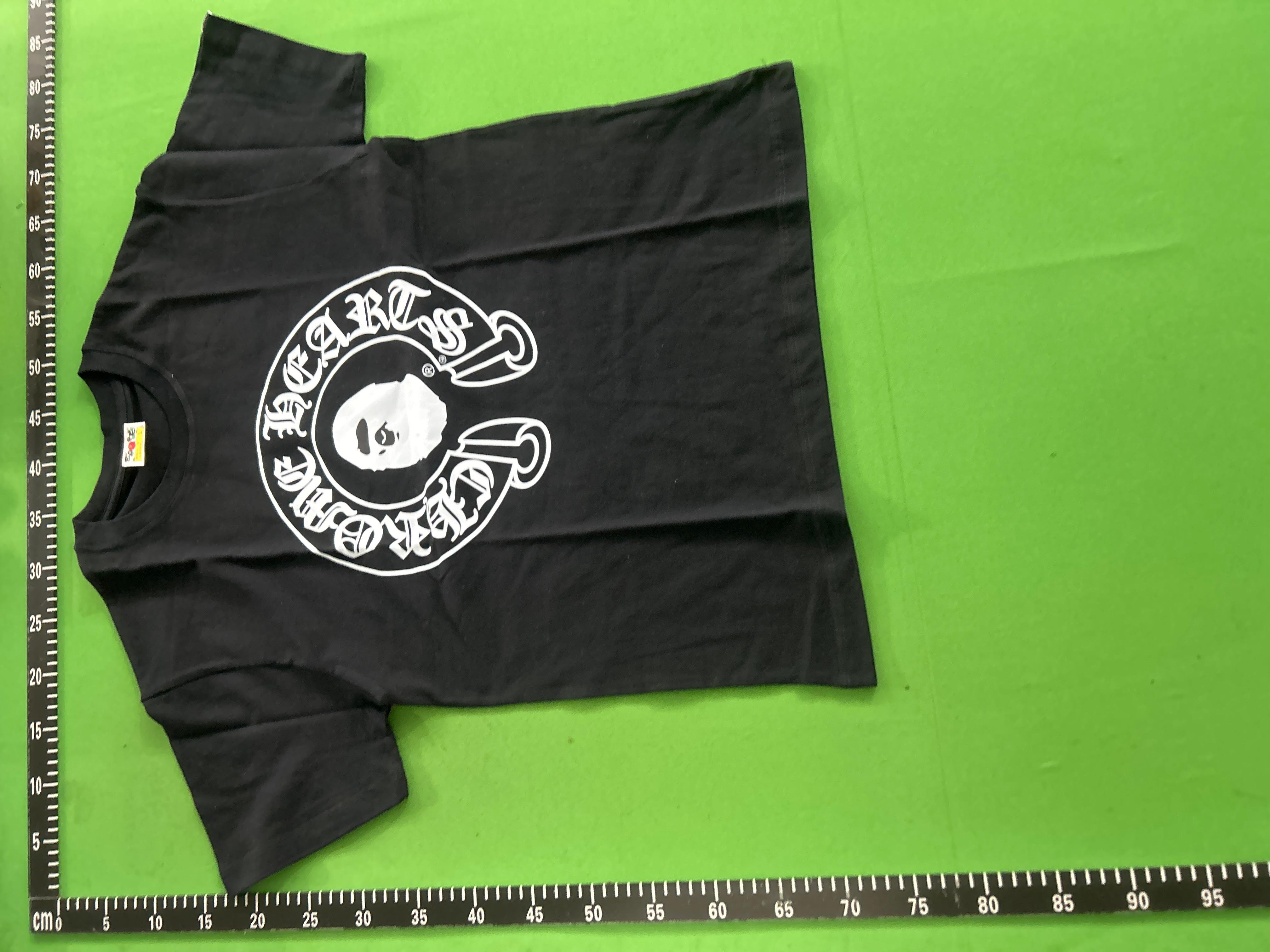 Foto QC 7 de BAPE T-shirt Plaid Ape Head College Logo Black