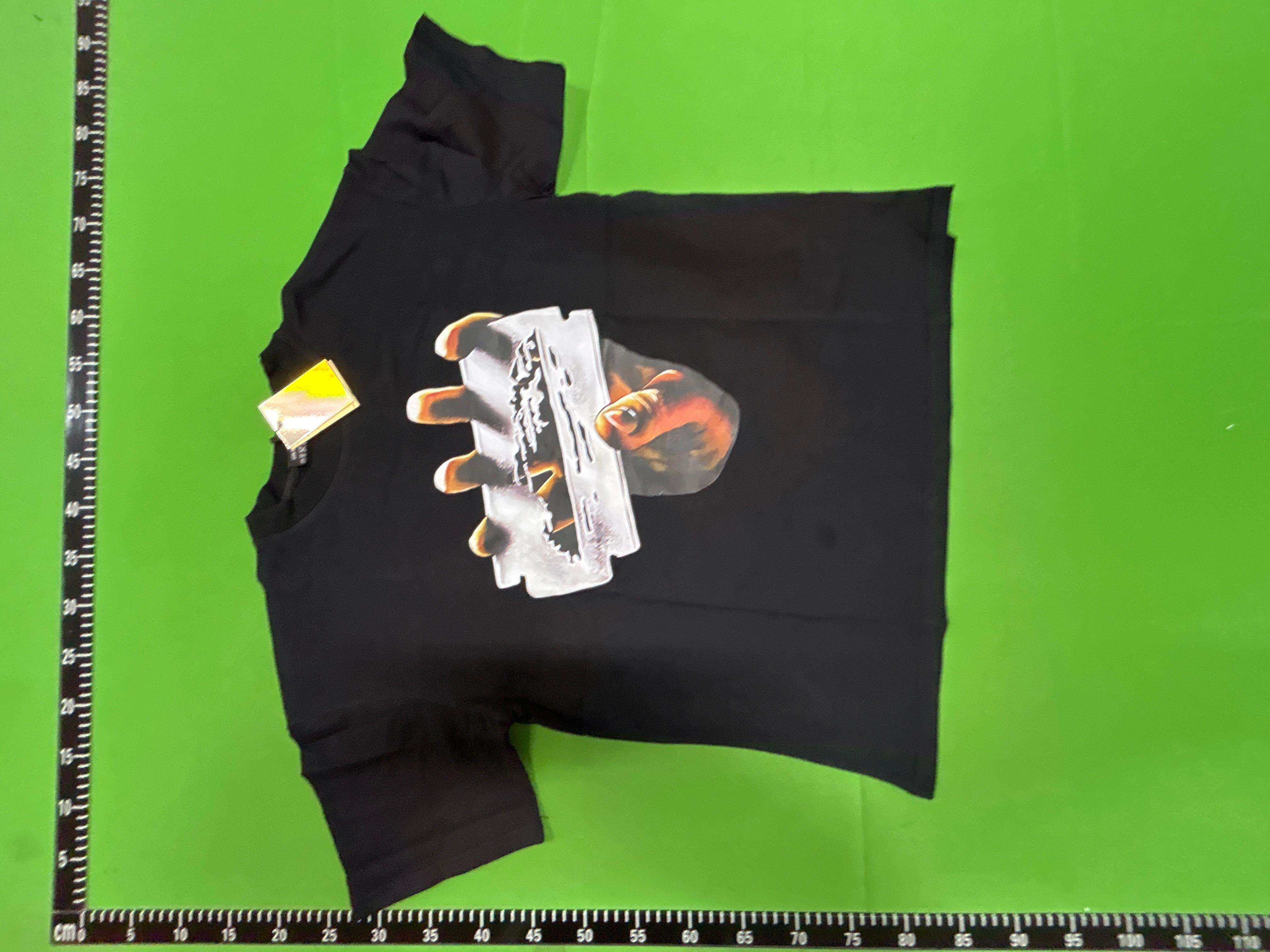 Foto QC 3 de Corteiz RTW T-shirt Star Script Logo Black