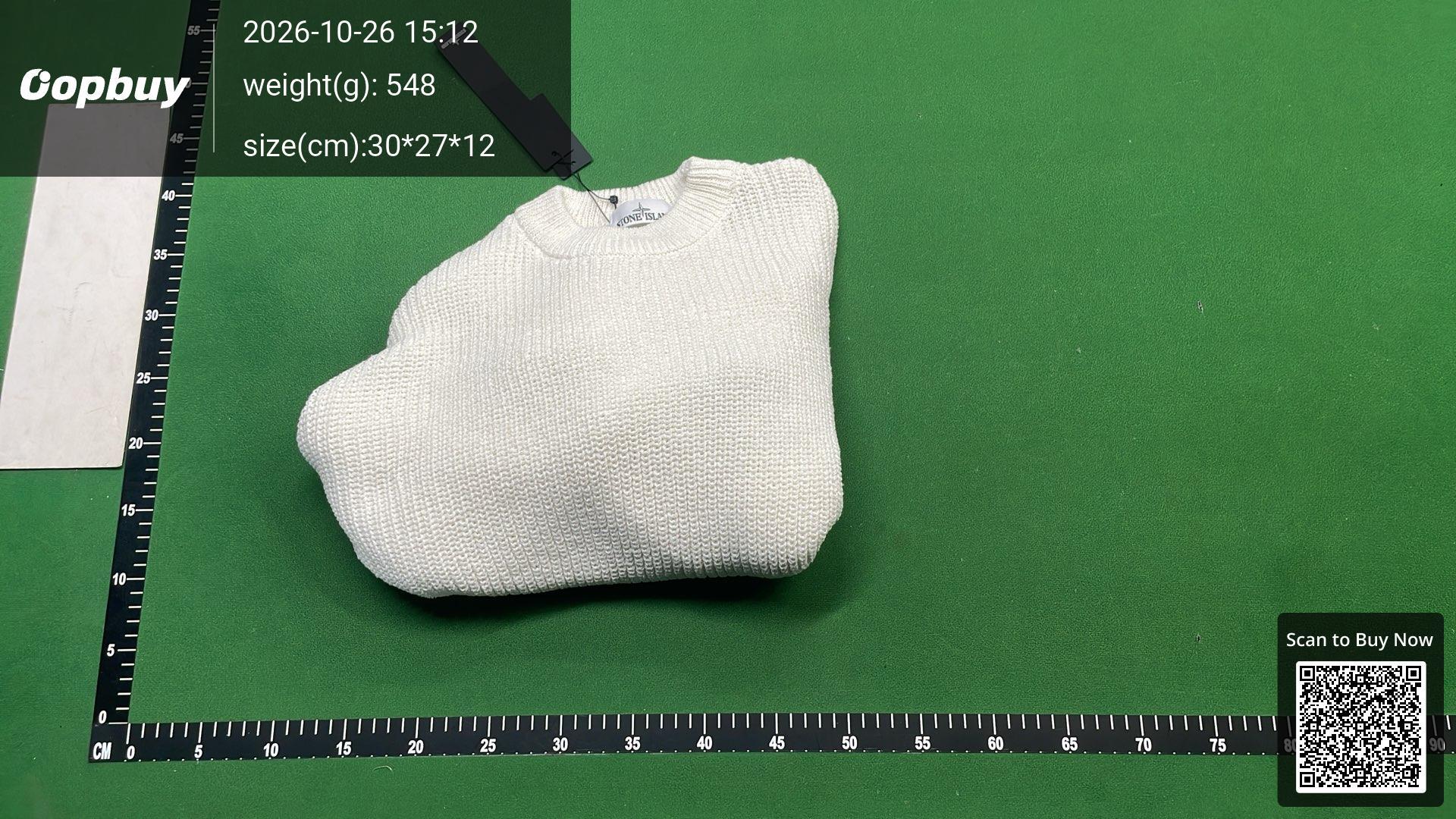 Foto QC 7 de Stone Island Zip Sweater Ribbed Knit Grey