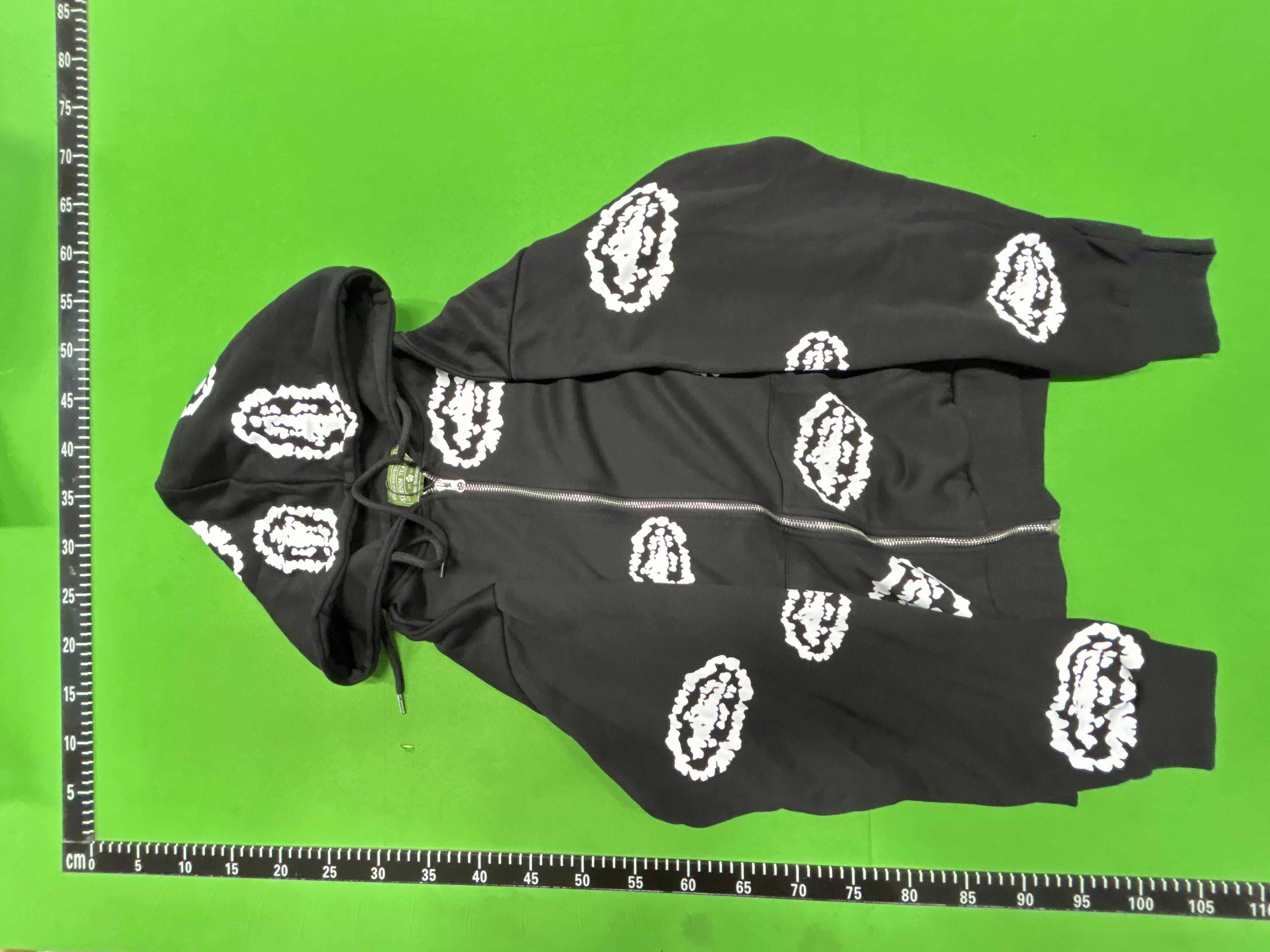 Foto QC 2 de Corteiz Alcatraz Full Zip Hoodie Grey Camo