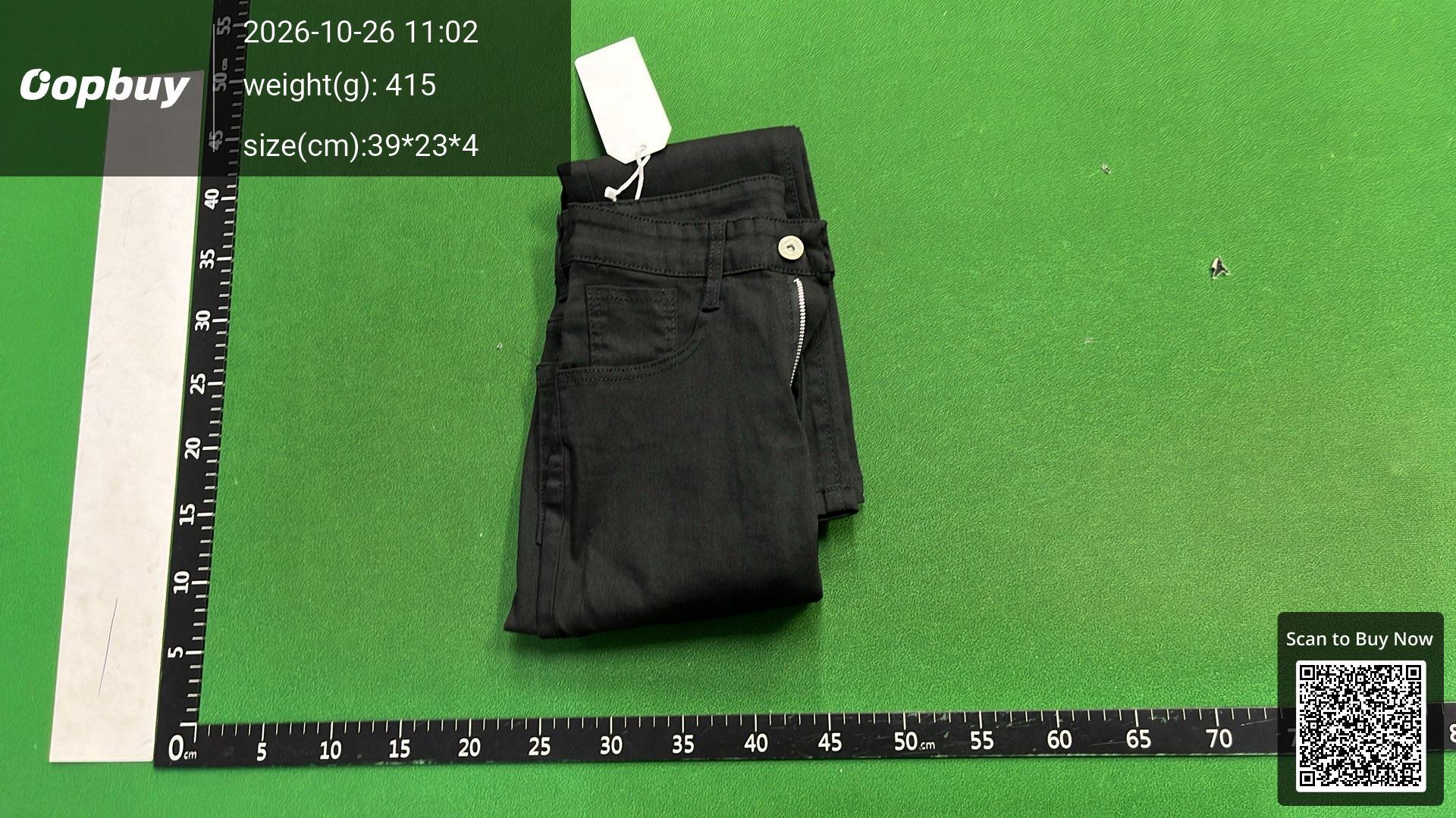 Foto QC 8 de Louis Vuitton Jeans Monogram Embroidery Slim Blue