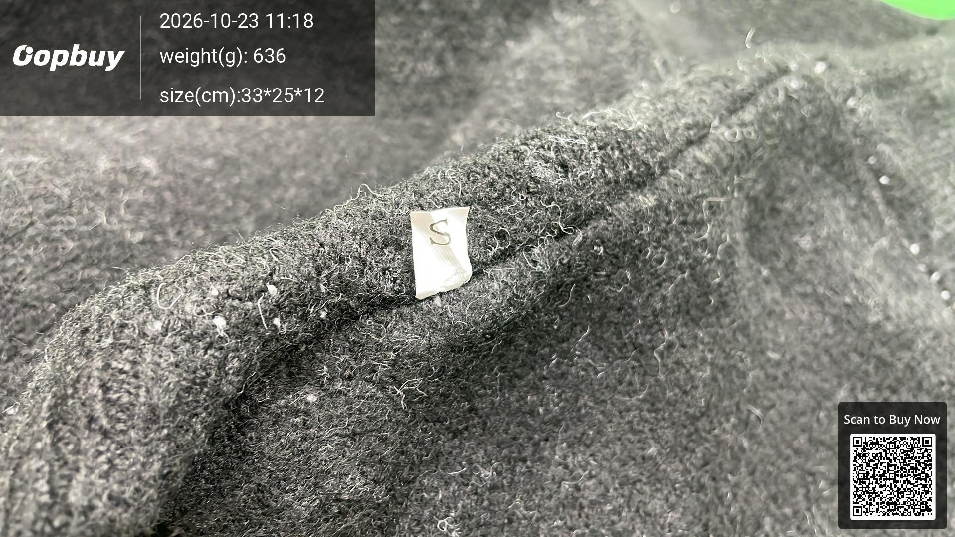 Foto QC 1 de Corteiz Mohair Crewneck Sweater Black