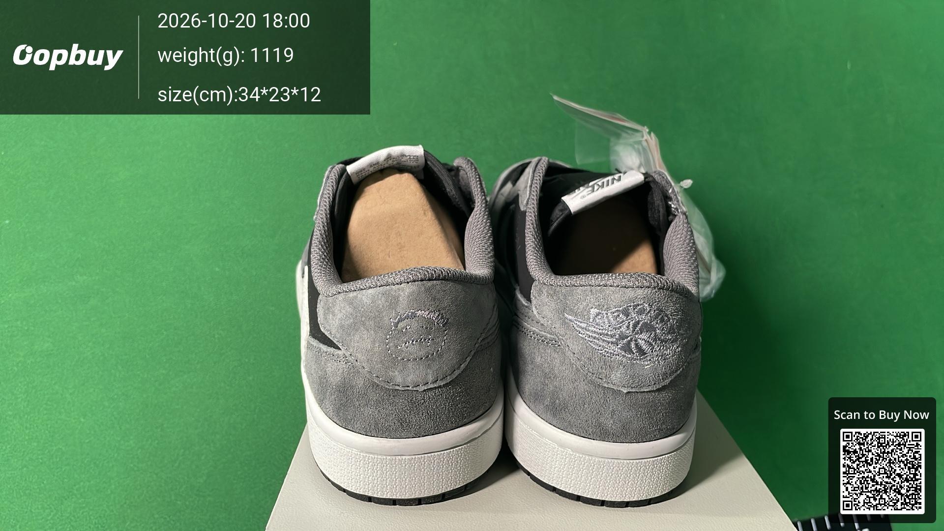Foto QC 3 de Jordan 1 Retro High OG SP Travis Scott Mocha CD4487-100