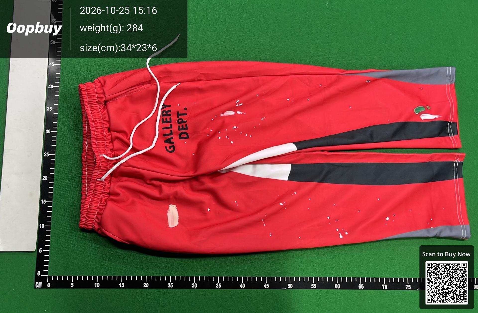 Foto QC 7 de Gallery Dept. Sweatpants Flared Paint Splatter Black