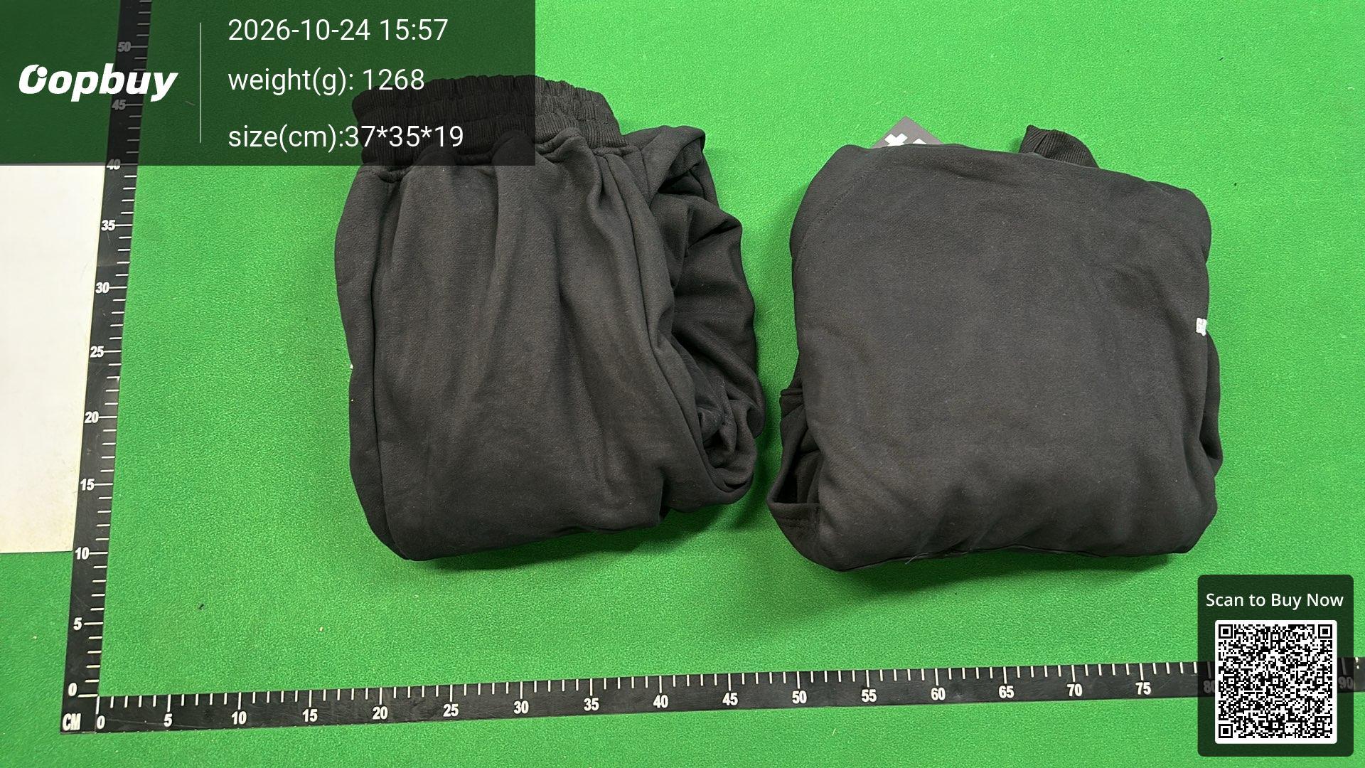 Foto QC 5 de 6PM Sweater Logo Embroidered Fleece-Lined Grey