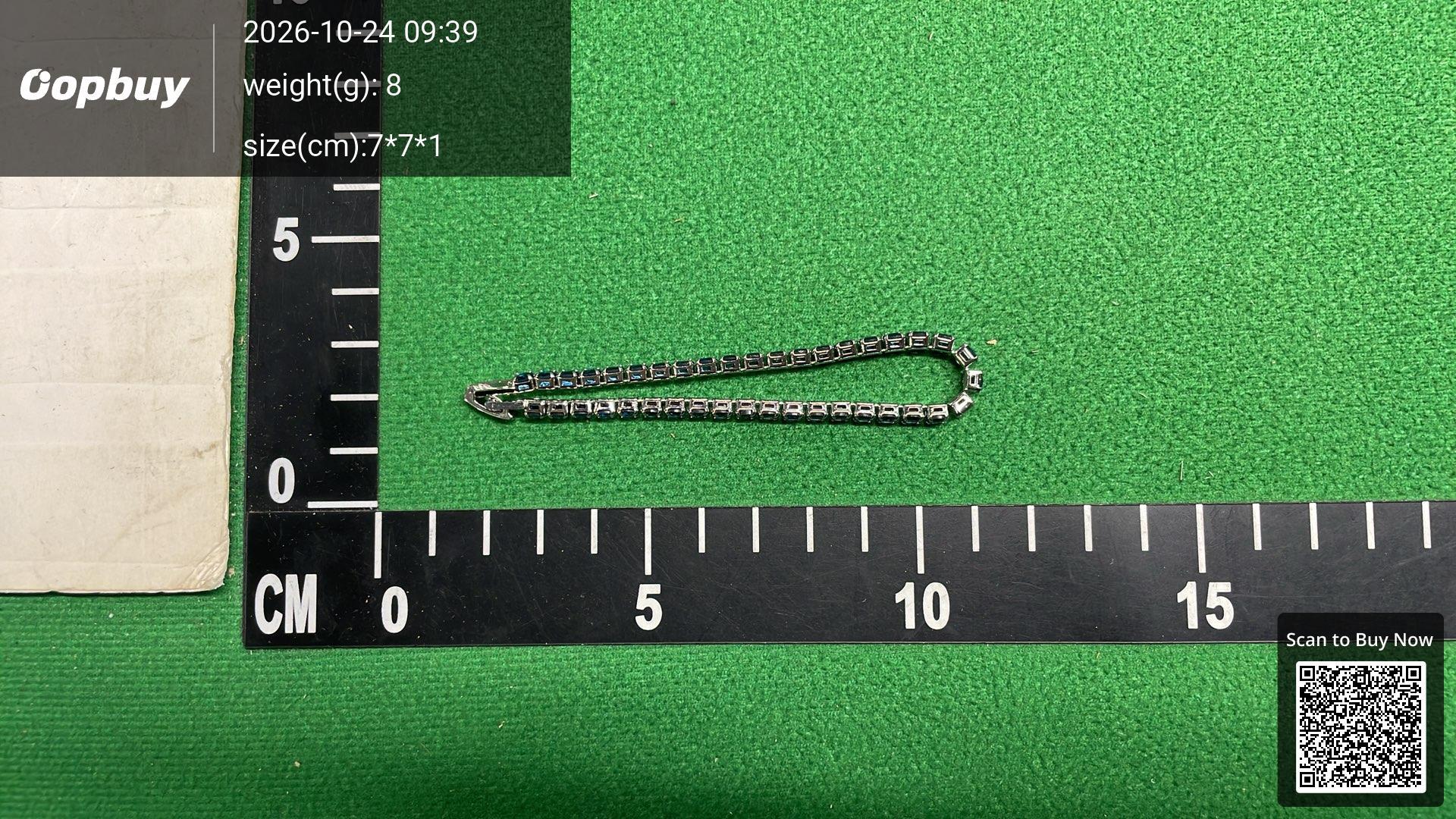 Foto QC 1 de Unbranded Tennis Bracelet Metal Zirconia Black