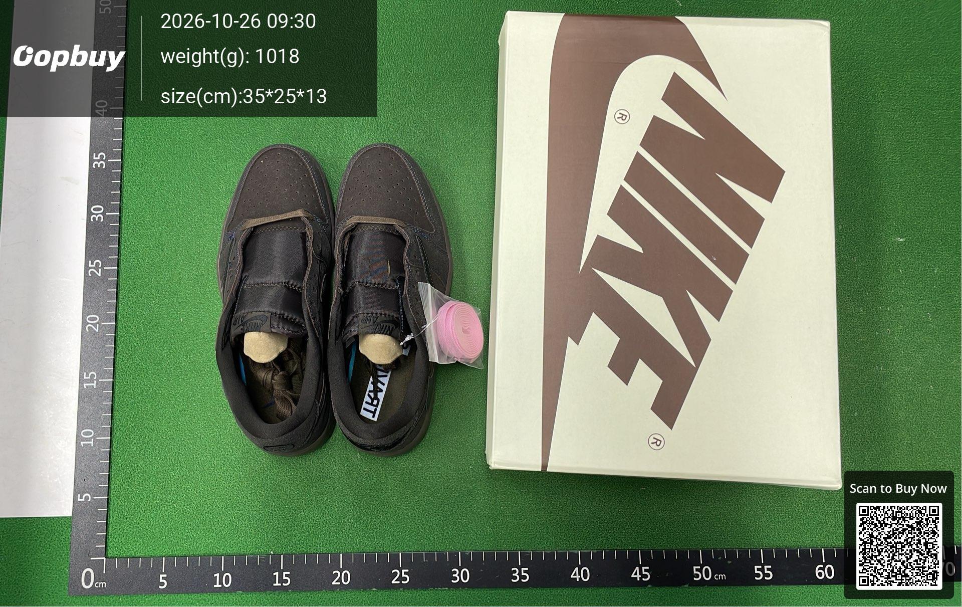 Foto QC 7 de Jordan 1 Retro Low OG SP Travis Scott Black Phantom DM7866-001