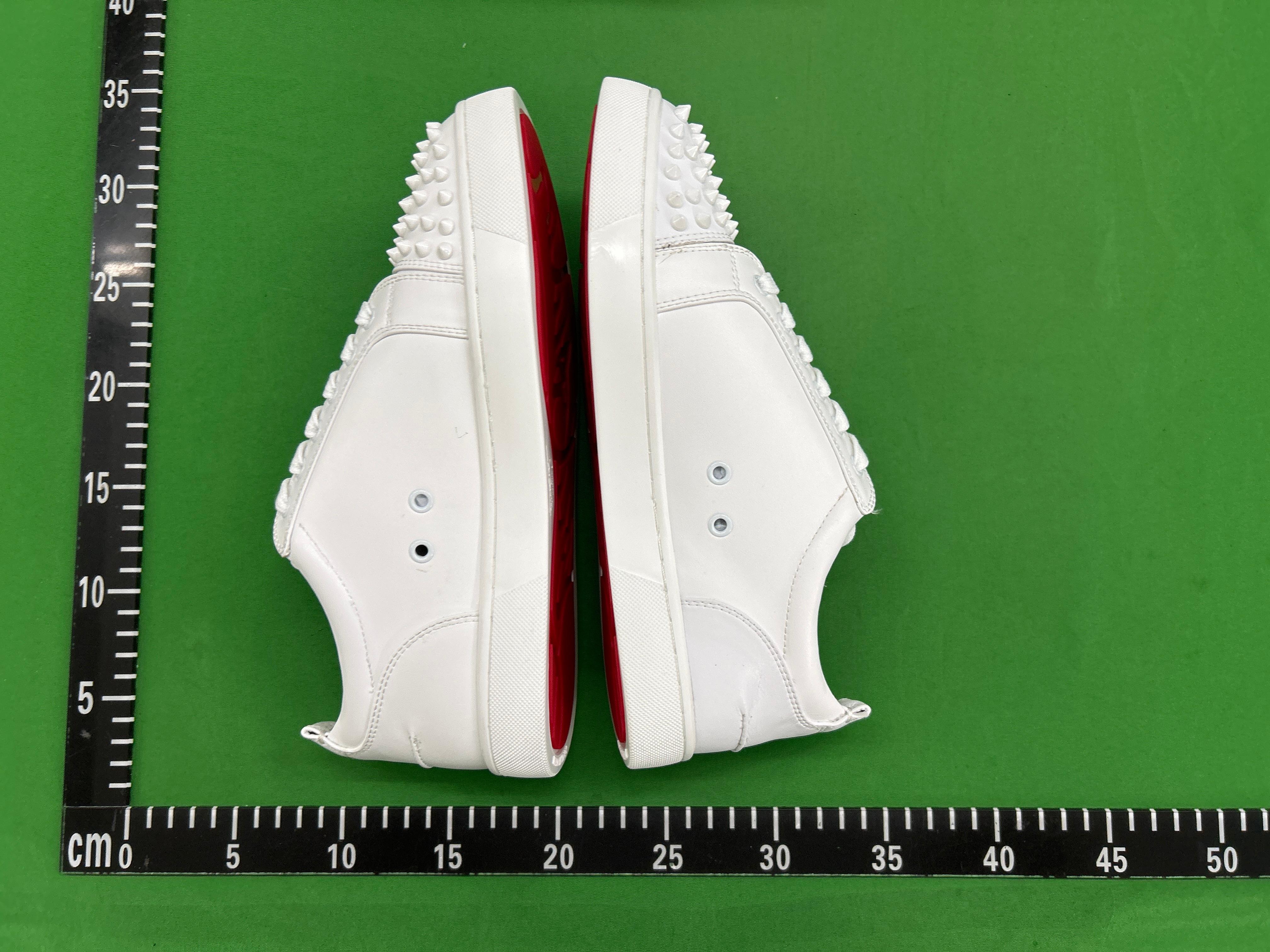 Foto QC 6 de LTTL Casual Sneakers Low Top Black Leather Spiked Toe