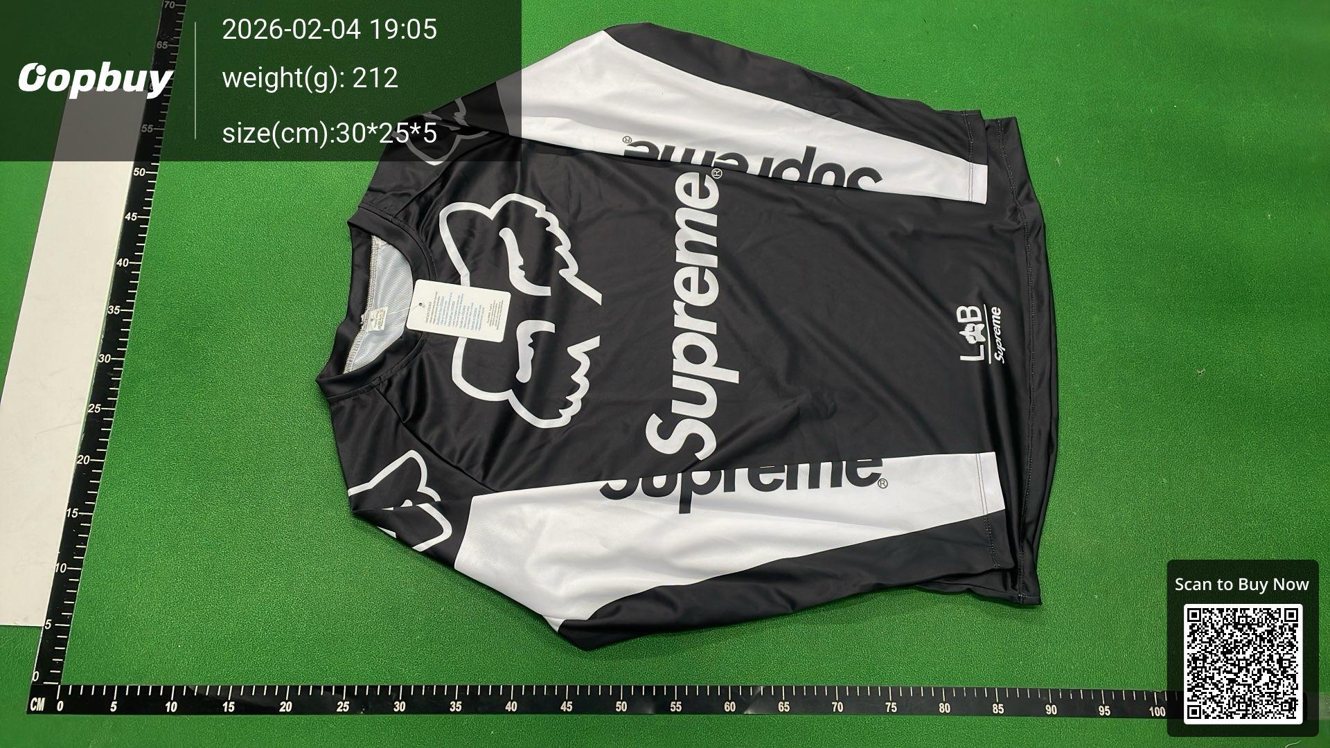 Foto QC 2 de Supreme x Fox Racing Moto Jersey Black