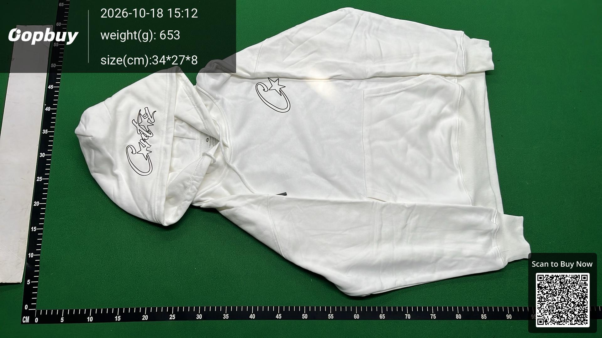 Foto QC 2 de Comme des Garcons CDG Logo Cotton Hoodie Black