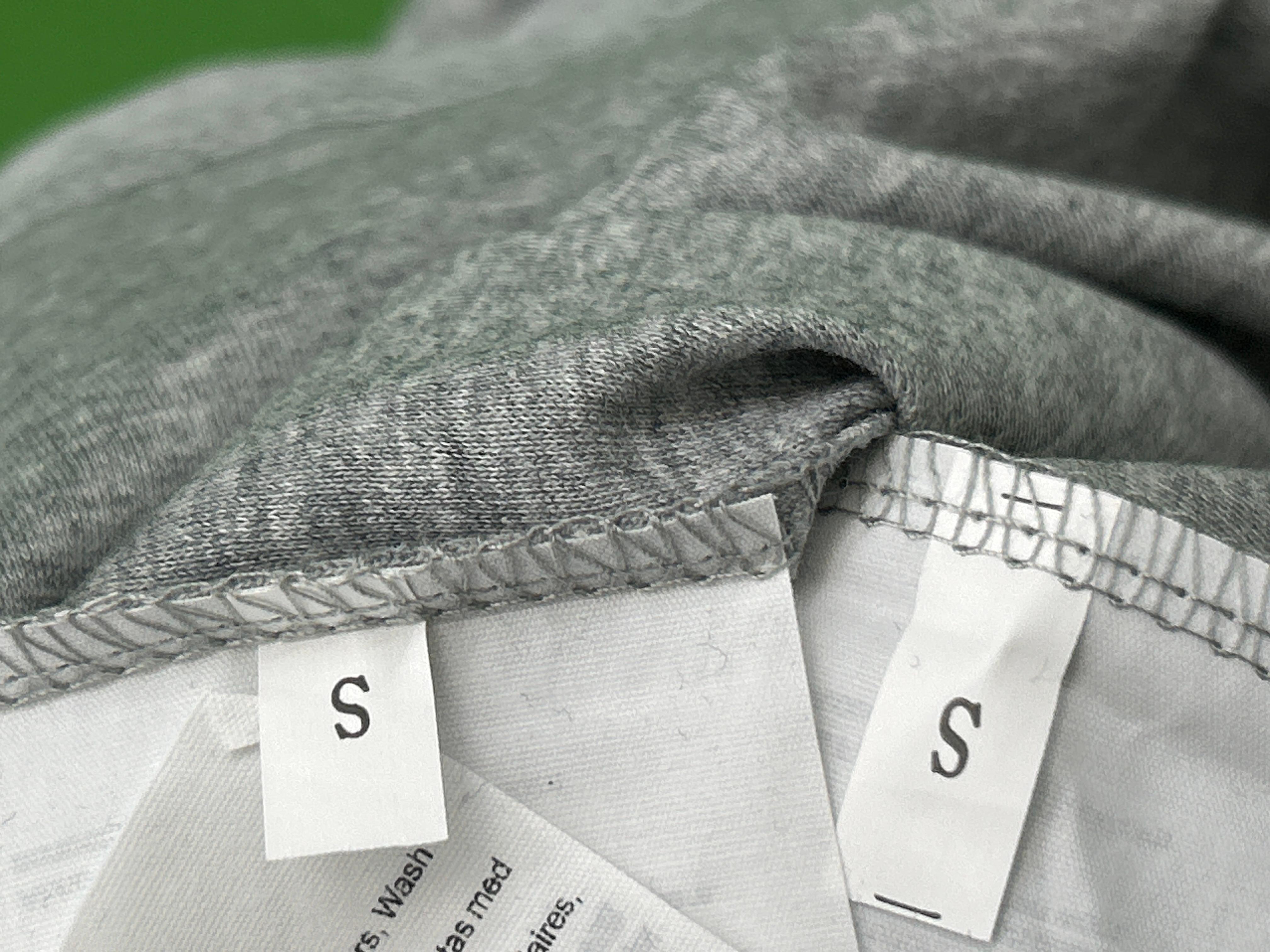 Foto QC 7 de Acne Studios T-shirt Sprayed 1996 Logo Long Sleeve Deep Blue