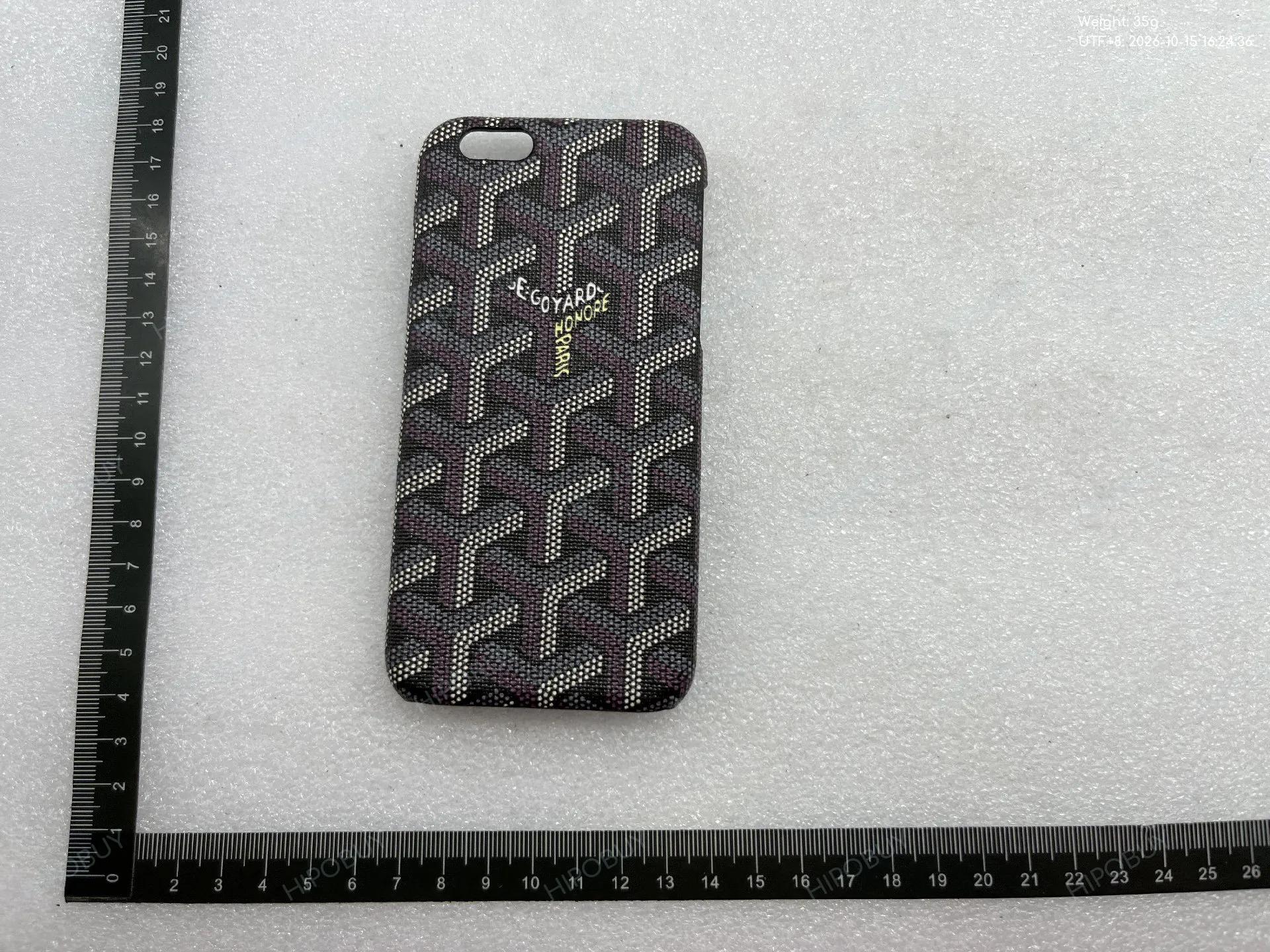 Foto QC 3 de Goyard Leather Case for iPhone X Yellow