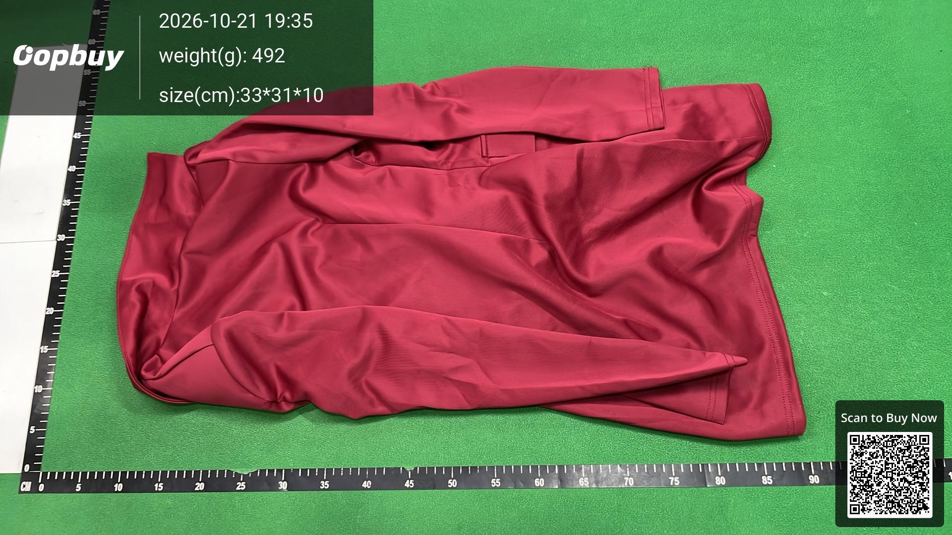 Foto QC 3 de Other Deep V Blazer Dress Burgundy