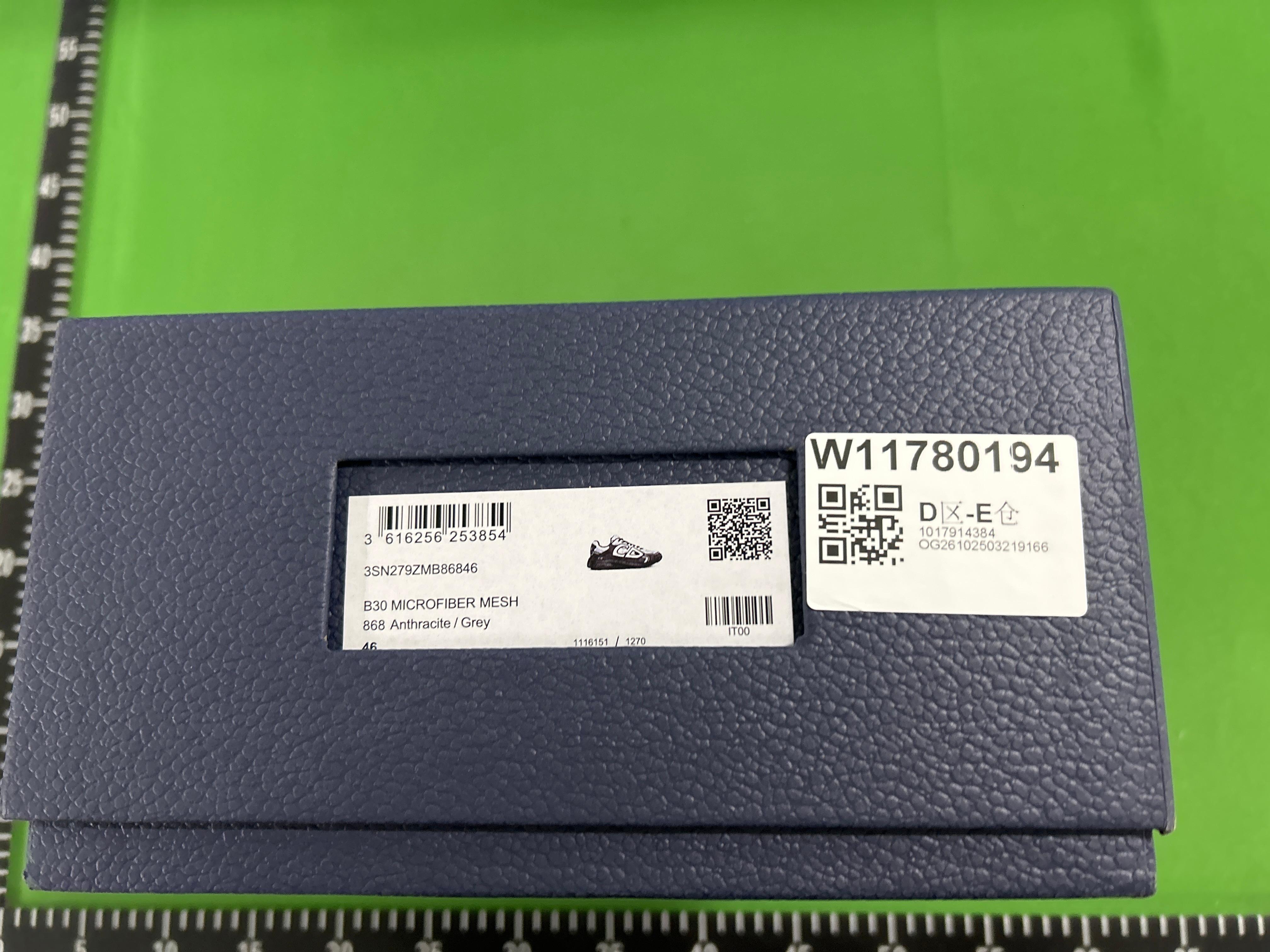 Foto QC 1 de Dior B30 Mesh and Technical Fabric Low-Top Sneakers Black