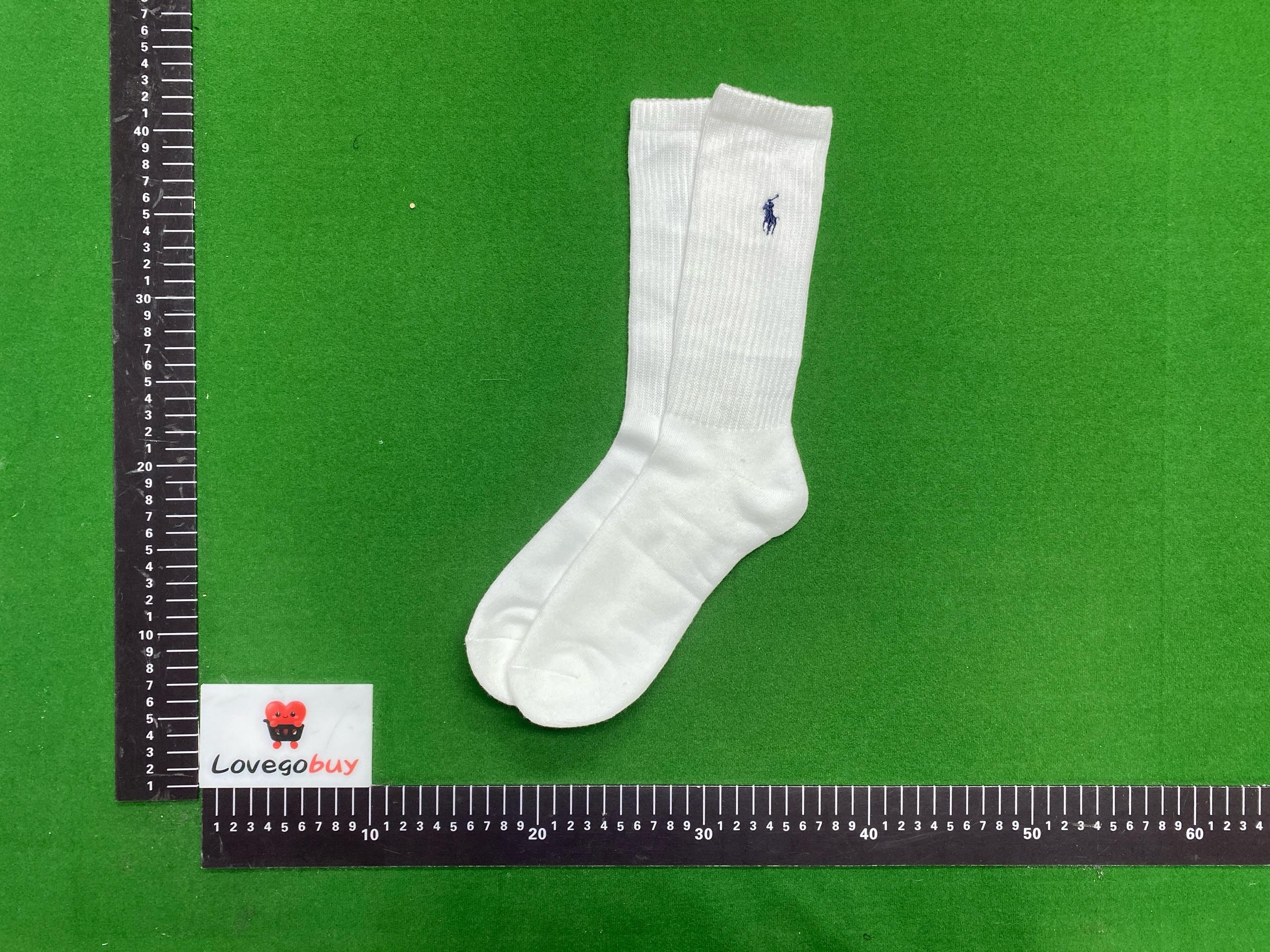 Foto QC 7 de Polo Ralph Lauren Classic Sport Crew Socks Half Cushioned White