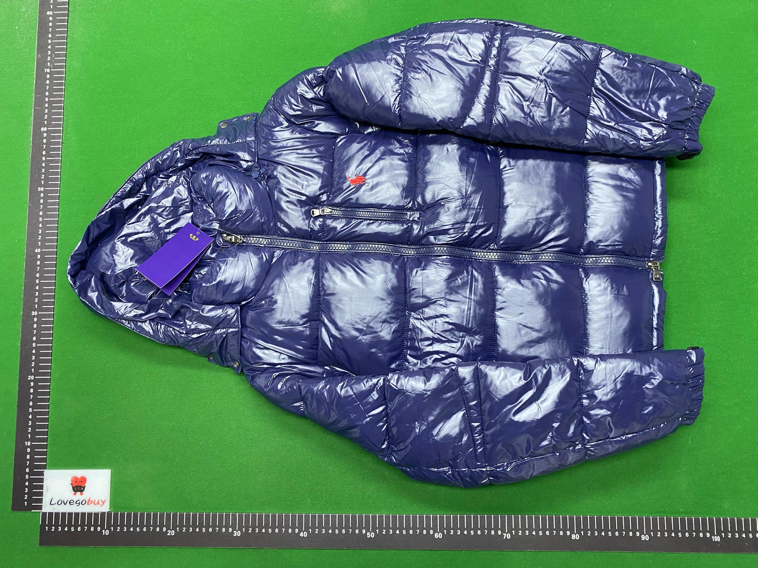 Foto QC 3 de Polo Ralph Lauren Down Puffer Jacket Detachable Hood Black