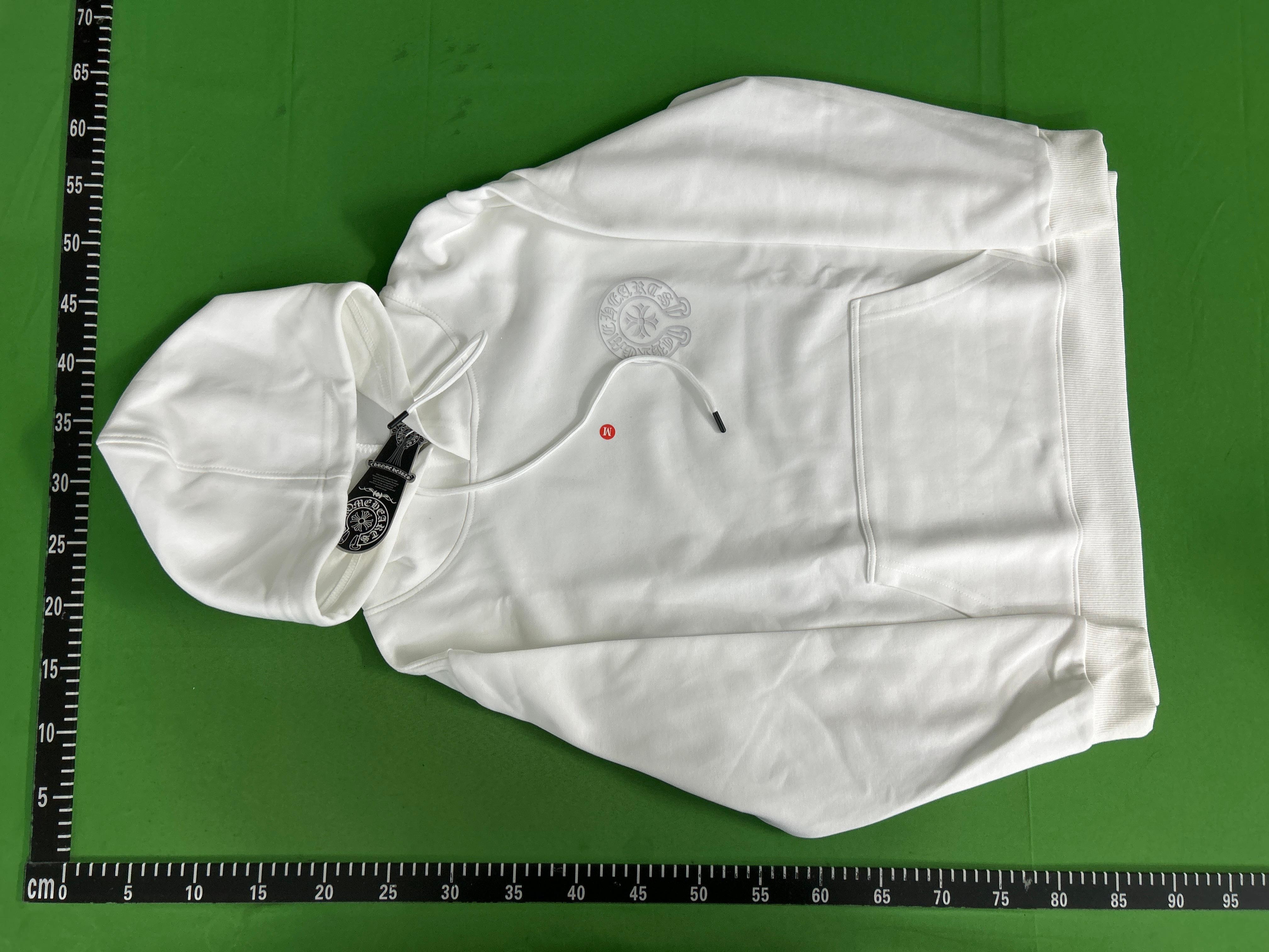 Foto QC 7 de Chrome Hearts Horseshoe Plaid Logo Hoodie Black