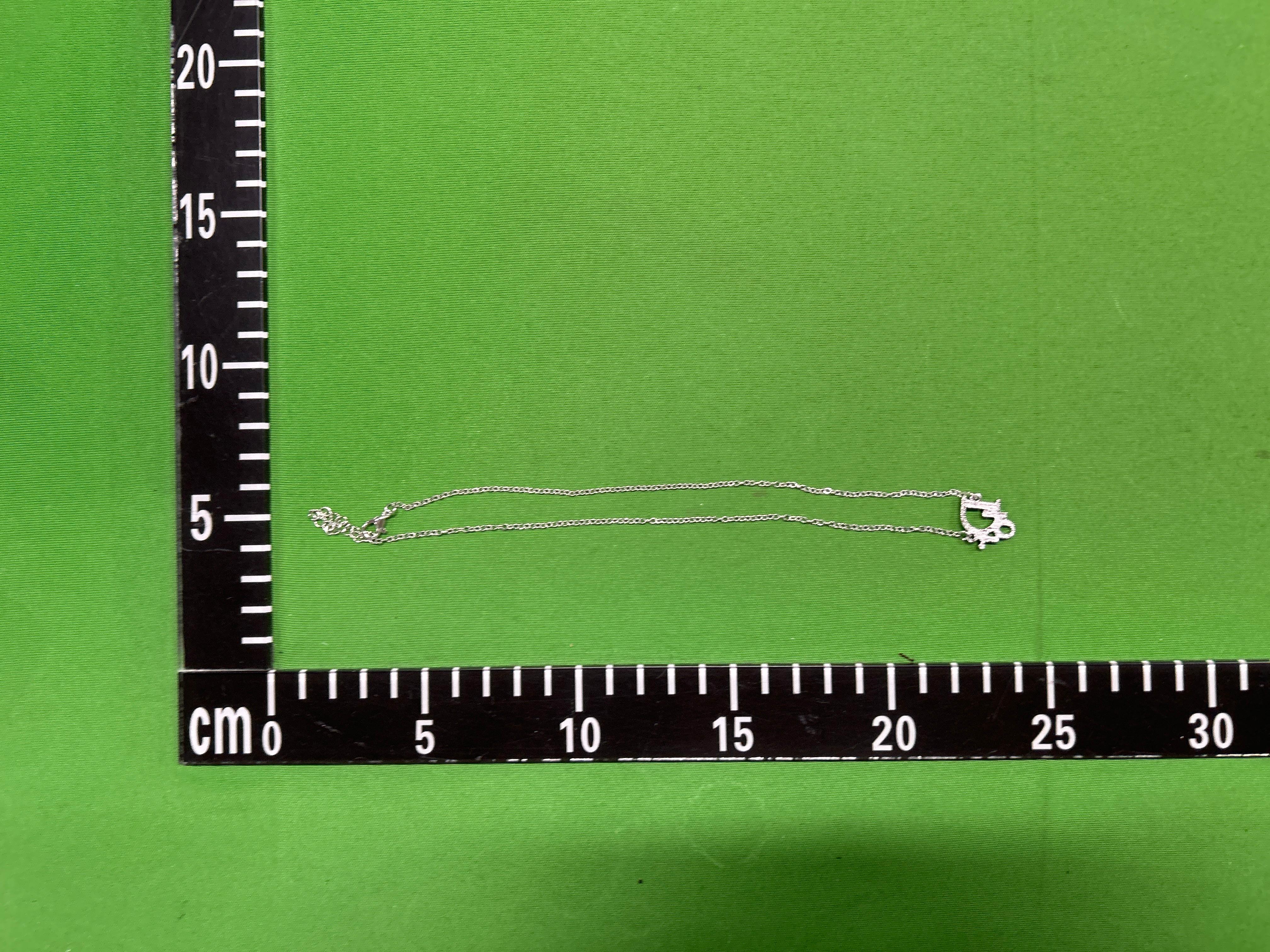 Foto QC 2 de Dior Necklace Metal Crystals Silver