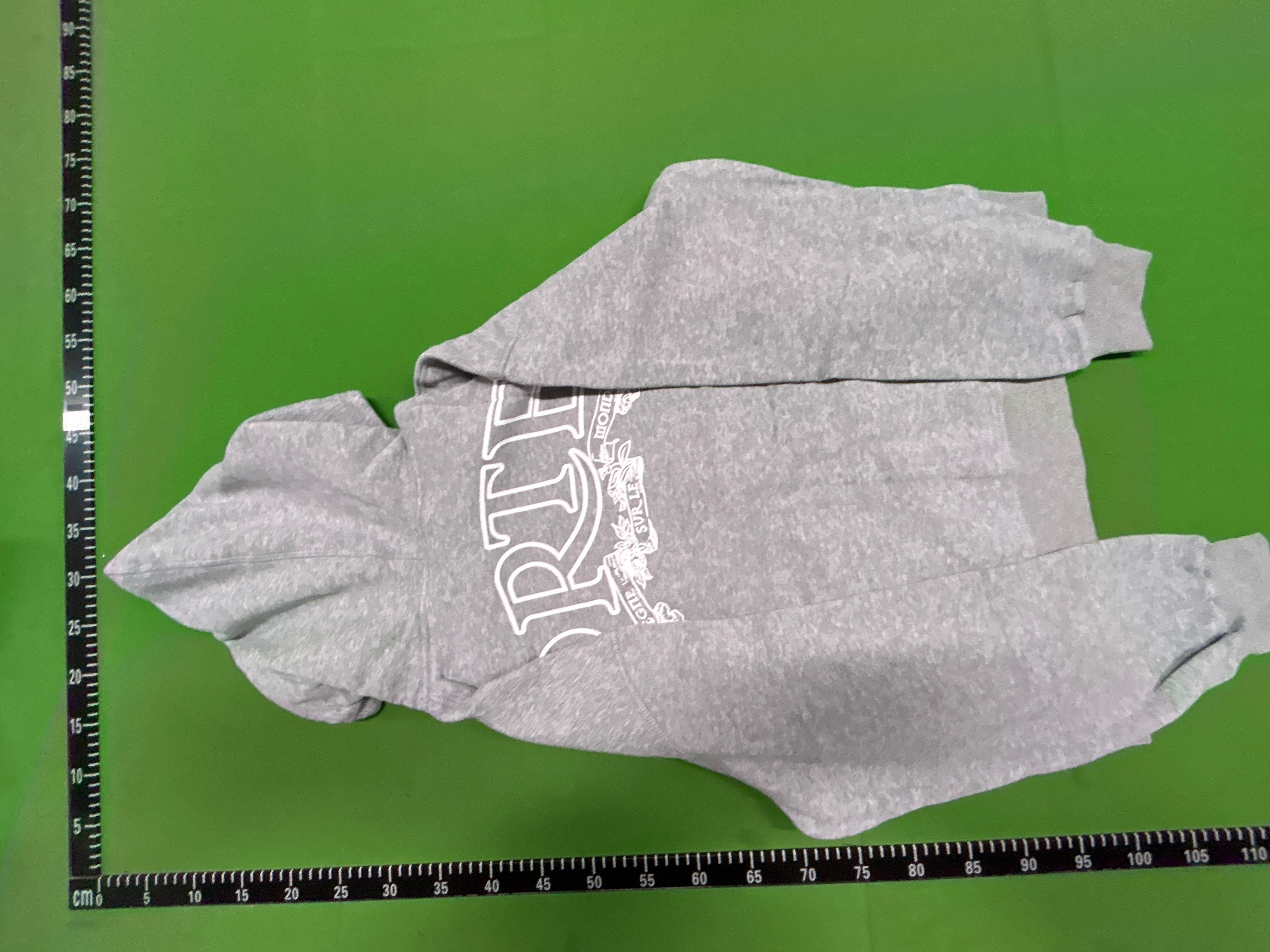 Foto QC 3 de Corteiz Island Puff Print Zip Sweater Heather Grey