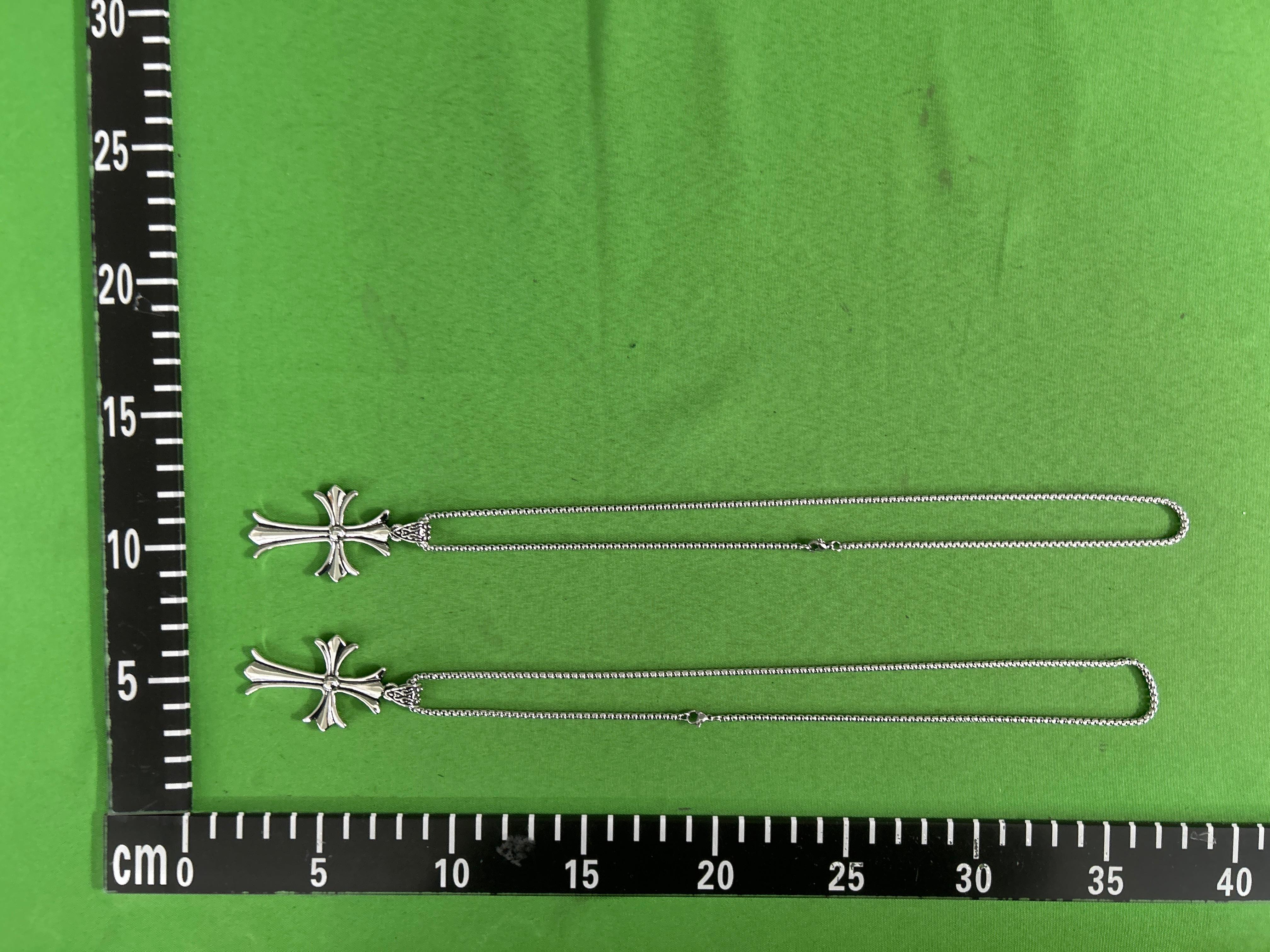 Foto QC 1 de Other Cross Necklace Titanium Steel Silver
