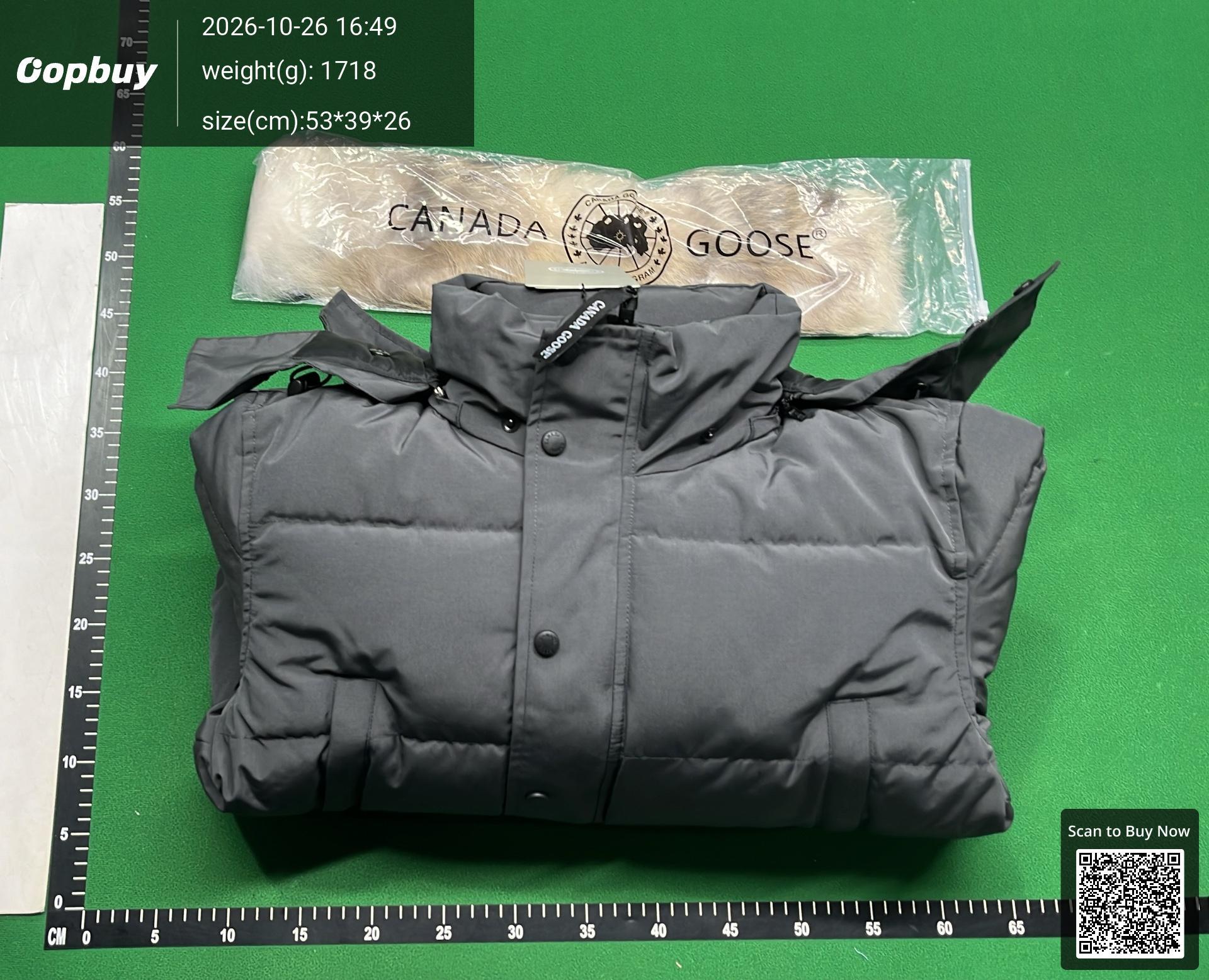 Foto QC 4 de Canada Goose Wyndham Parka Down Jacket Fur Hood Navy