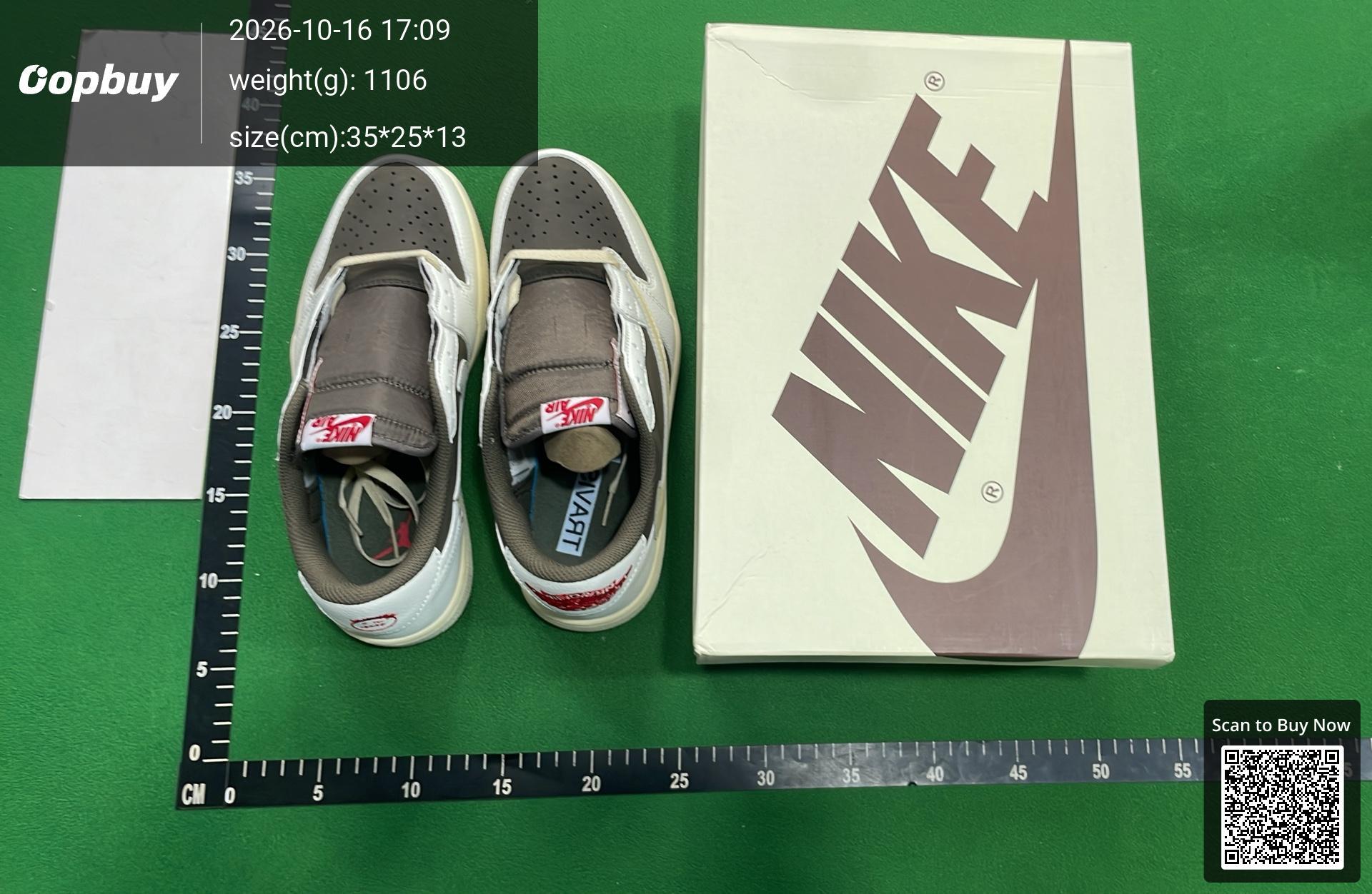 Foto QC 1 de Jordan 1 Retro Low OG SP Travis Scott Black Phantom DM7866-001