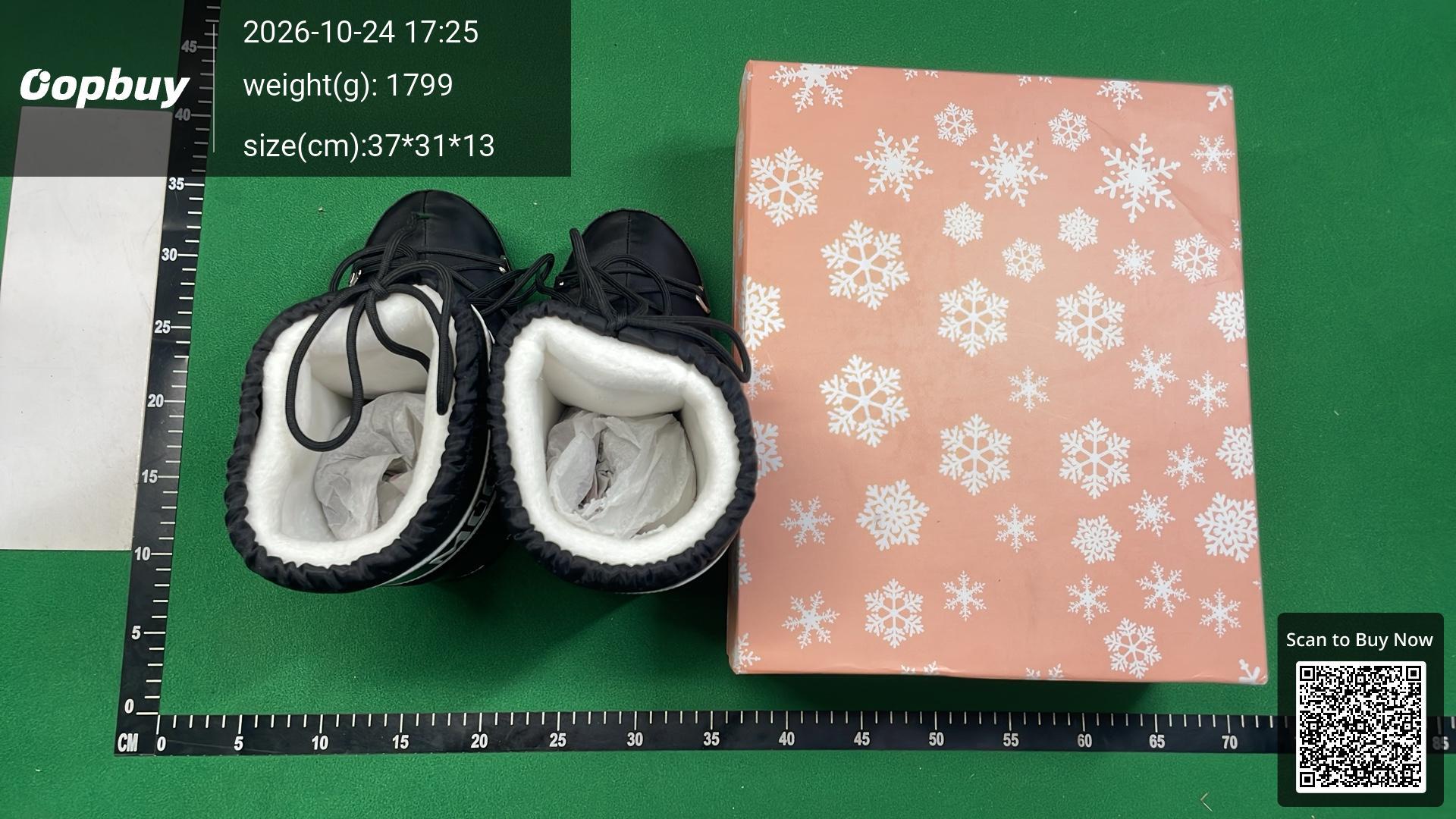 Foto QC 1 de Other Moon Boot Style Snow Boots Nylon Waterproof High Platform Olive Green