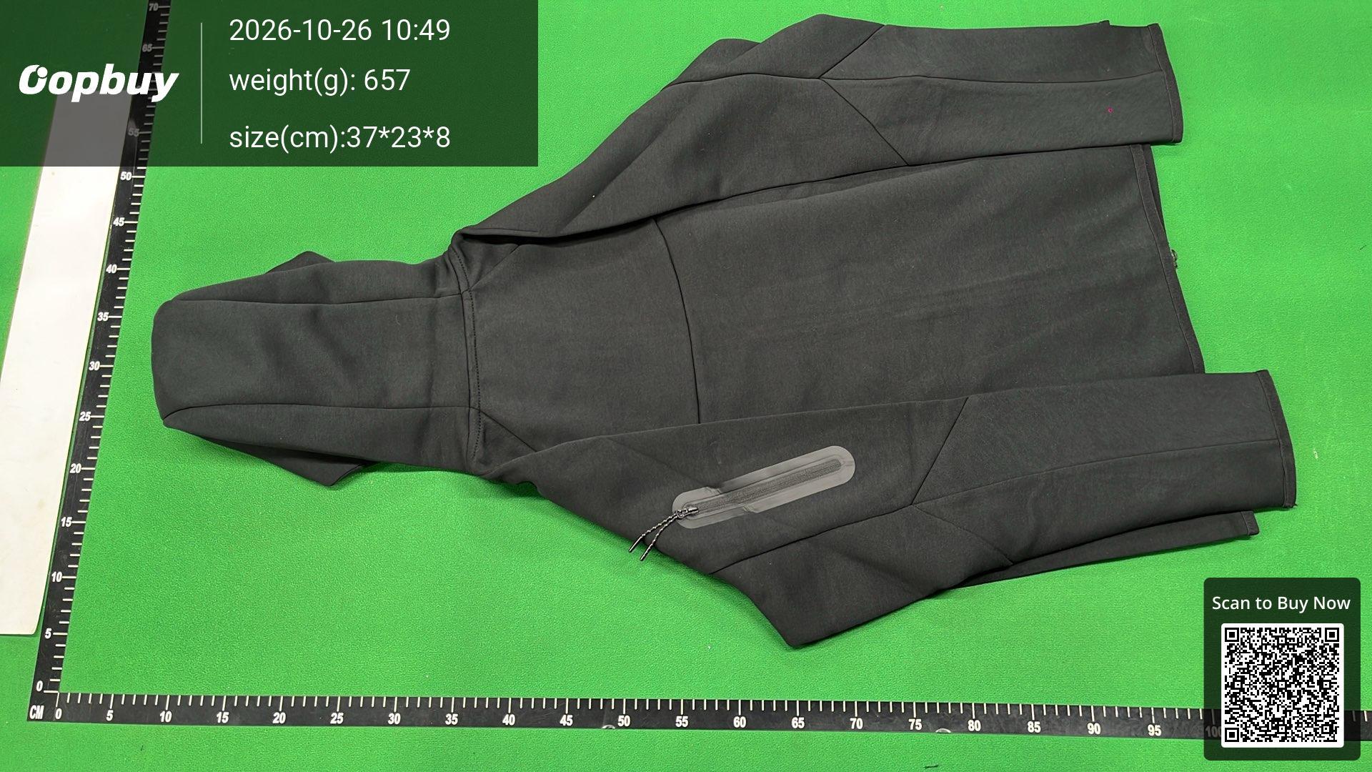 Foto QC 3 de Nike Tech Fleece Windrunner Zip Sweater Hooded Black